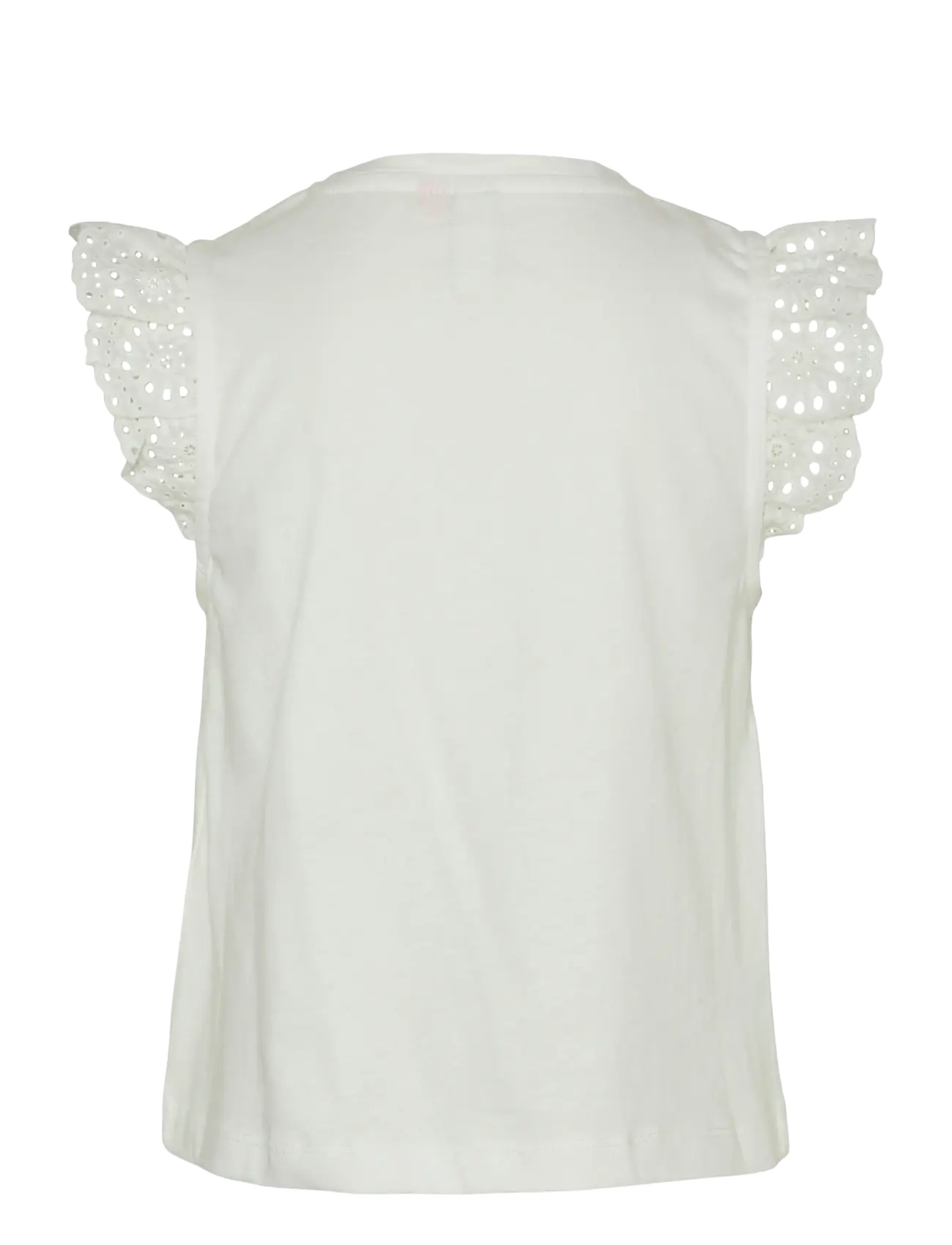 Vero Moda Girl - VMPANNA LACE KNOT SS TOP JRS GIRL - snow white - 1