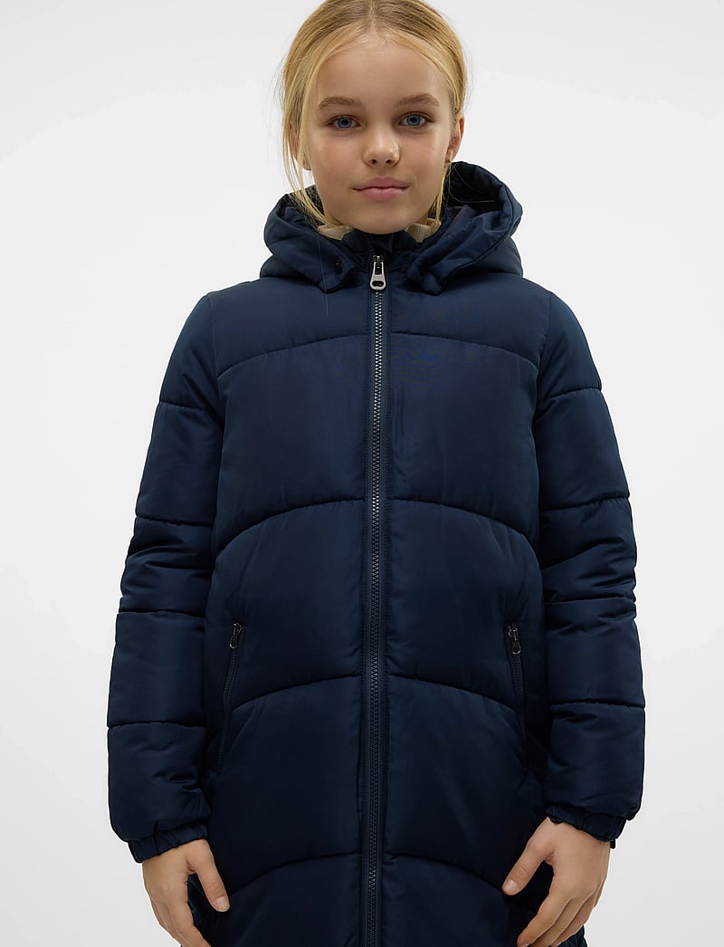 Vero Moda Girl - VMMARY LONG COAT GIRL - vinterjakker - navy blazer - 4