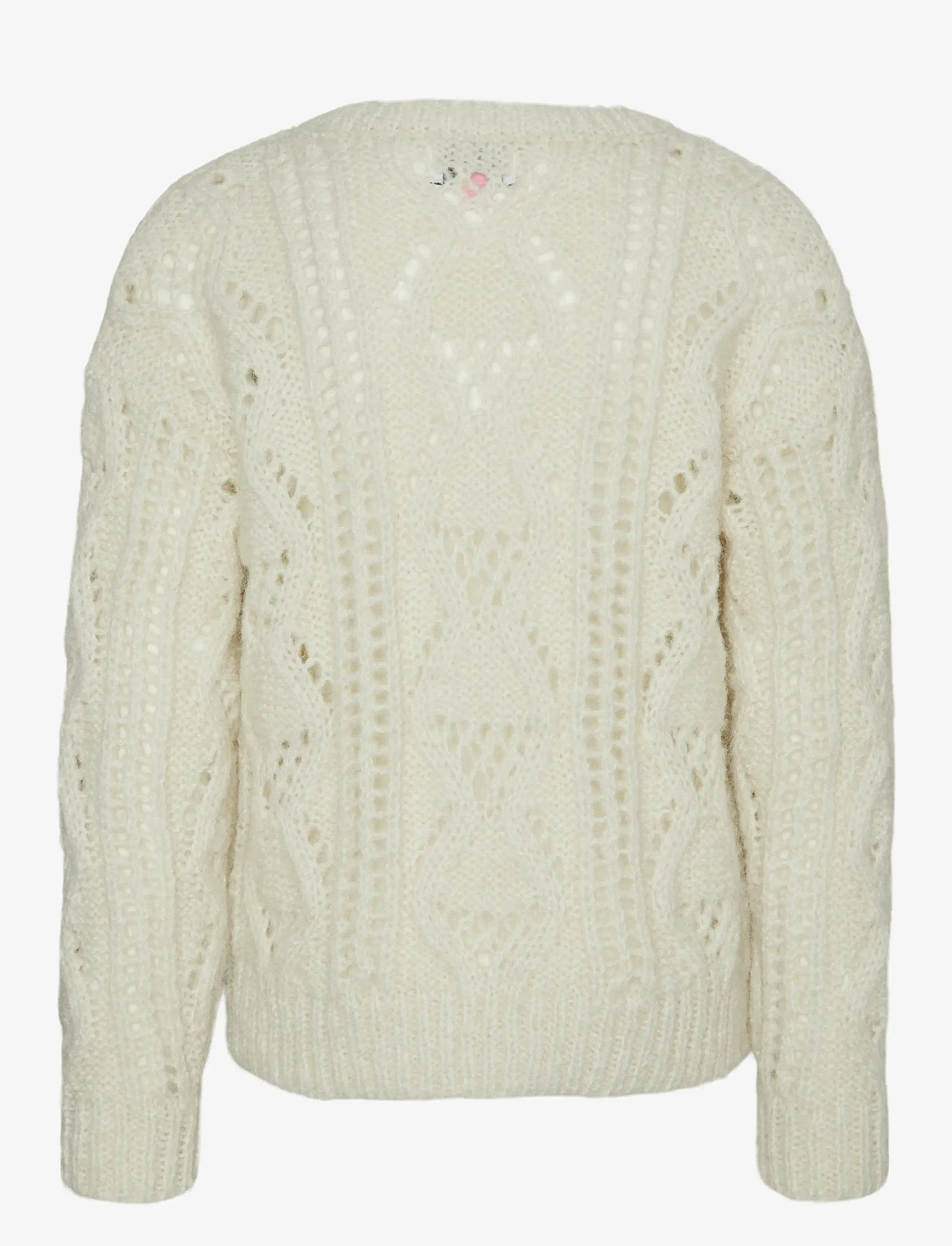 Vero Moda Girl - VMNEWERINSTRUCTURE LS V-NK PULL GIRL - stickade tröjor - birch - 1