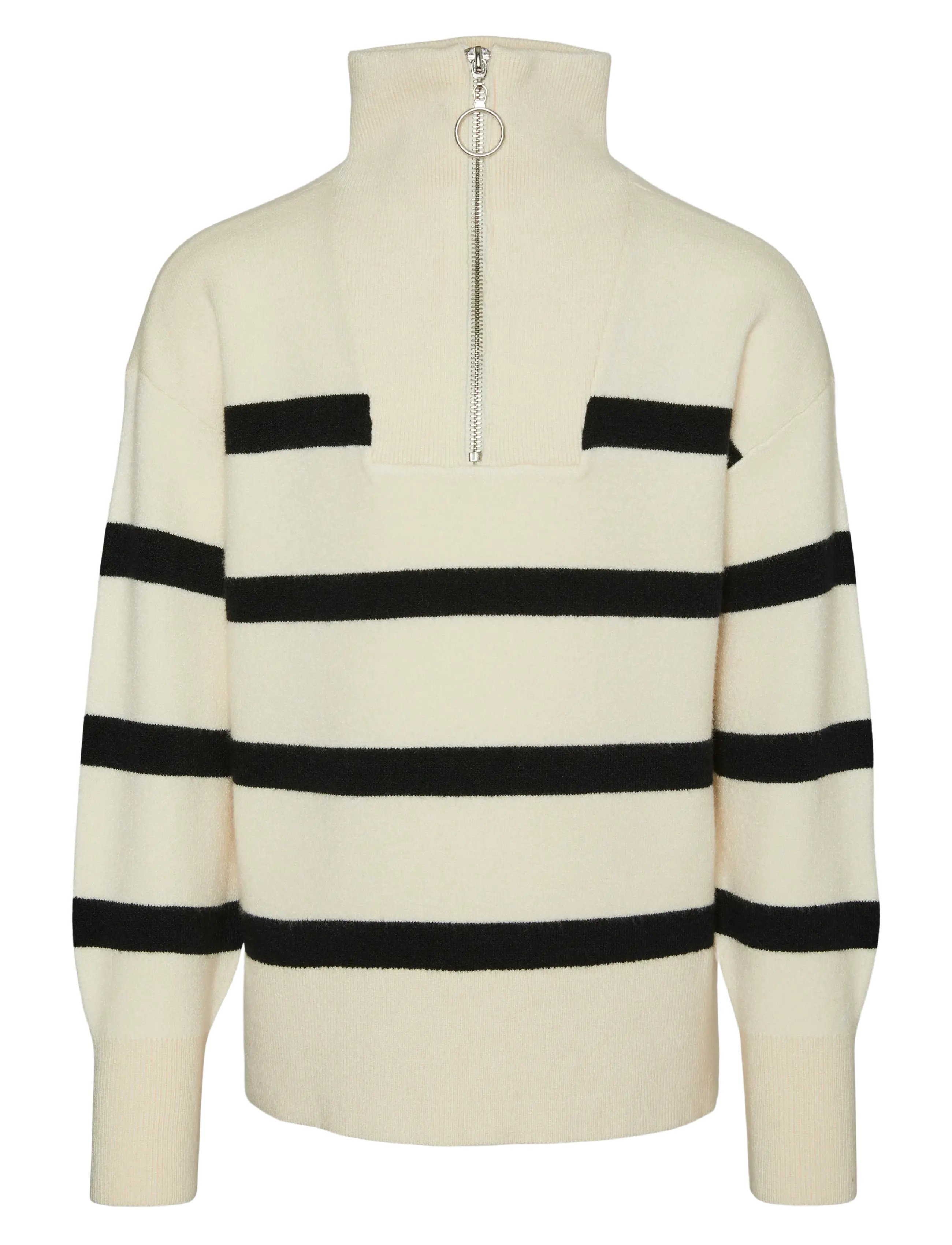 VERO MODA Mädchen Vmsaba Ls Highneck Bluse Ga Mädchen Noos Beige - 116 - Kinder