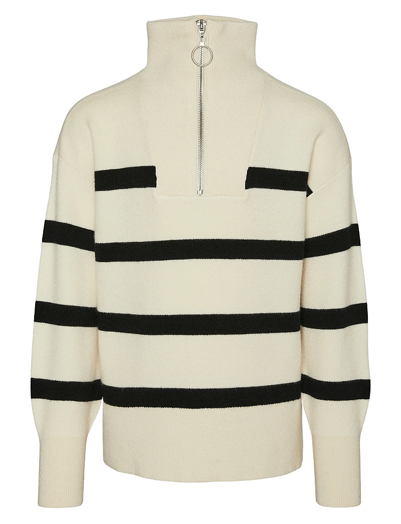 Vero Moda Girl - VMSABA LS HIGHNECK BLOUSE GA GIRL NOOS - trøjer - birch - 1