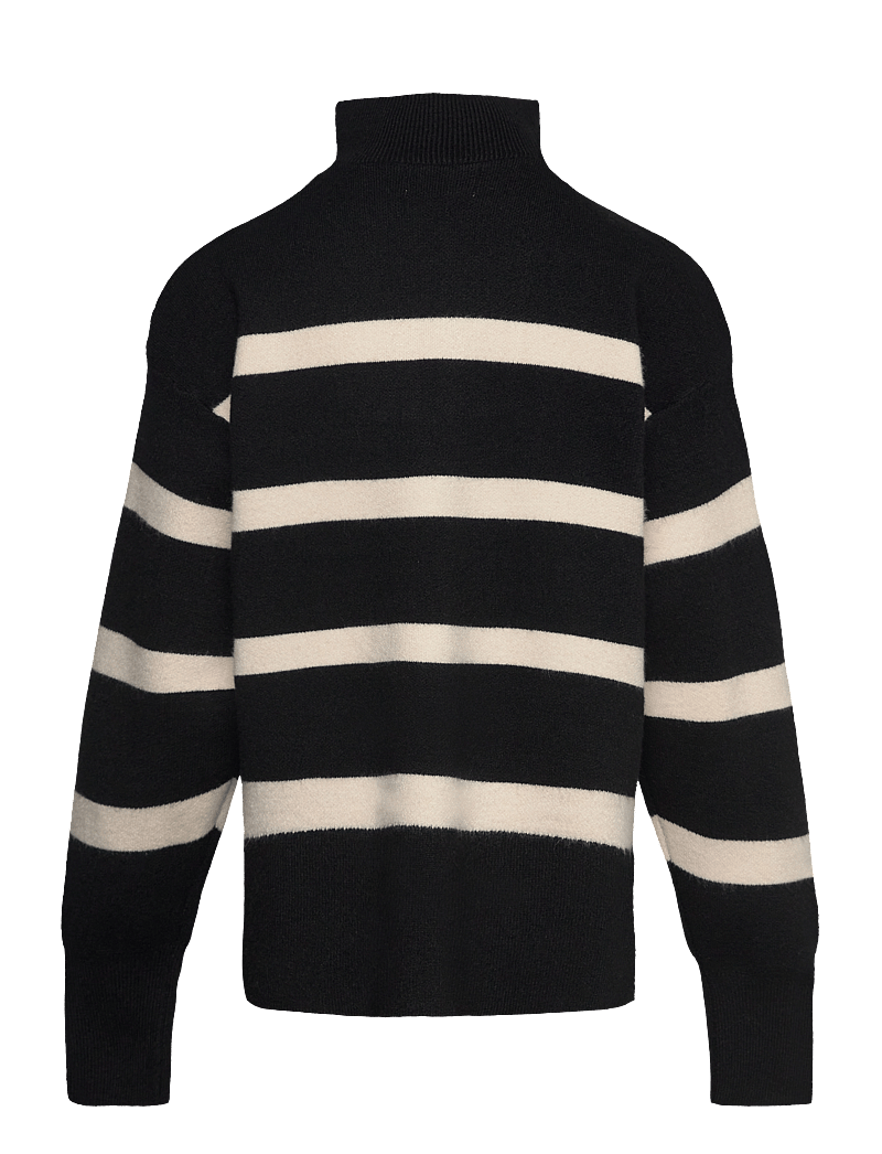 Vero Moda Girl - VMSABA LS HIGHNECK BLOUSE GA GIRL NOOS - neulepuserot - black - 2