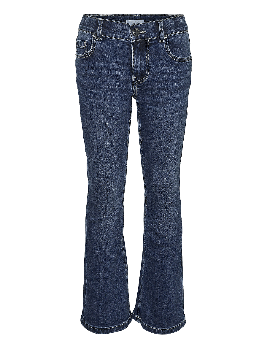 Vero Moda Girl - VMRIVER HR FLARED J VI3448 GIRL GA NOOS - regular jeans - dark blue denim - 1