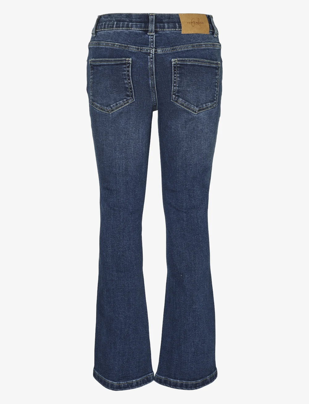 Vero Moda Girl - VMRIVER HR FLARED J VI3448 GIRL GA NOOS - tavalised teksad - dark blue denim - 2