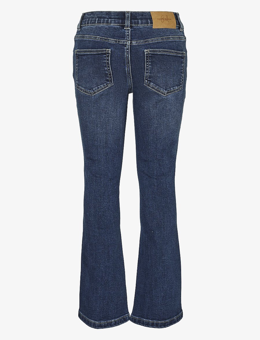 Vero Moda Girl - VMRIVER HR FLARED J VI3448 GIRL GA NOOS - regular jeans - dark blue denim - 2