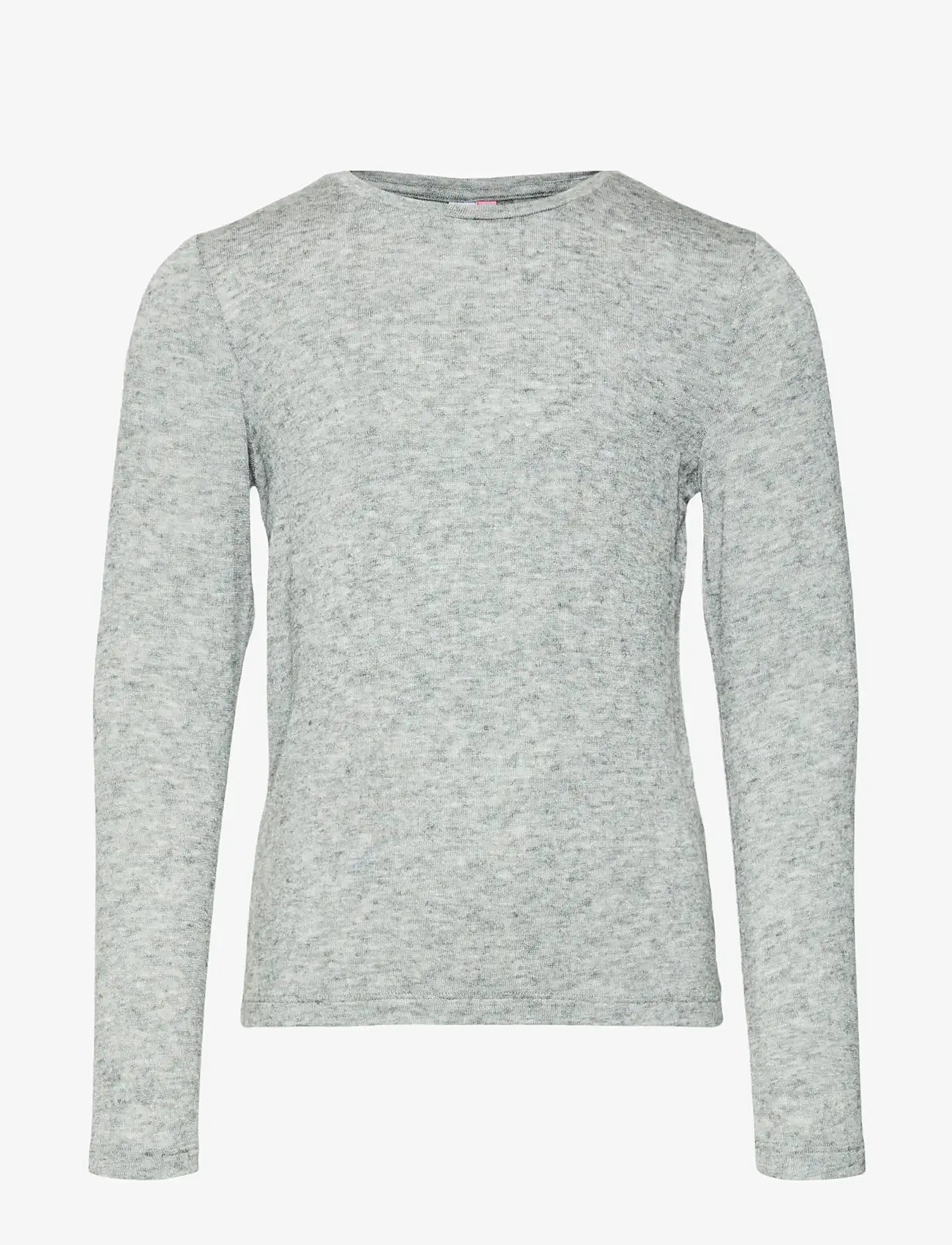 Vero Moda Girl - VMANNIE LS O-NECK TOP JRS GIRL - pikkade varrukatega t-särgid - light grey melange - 0