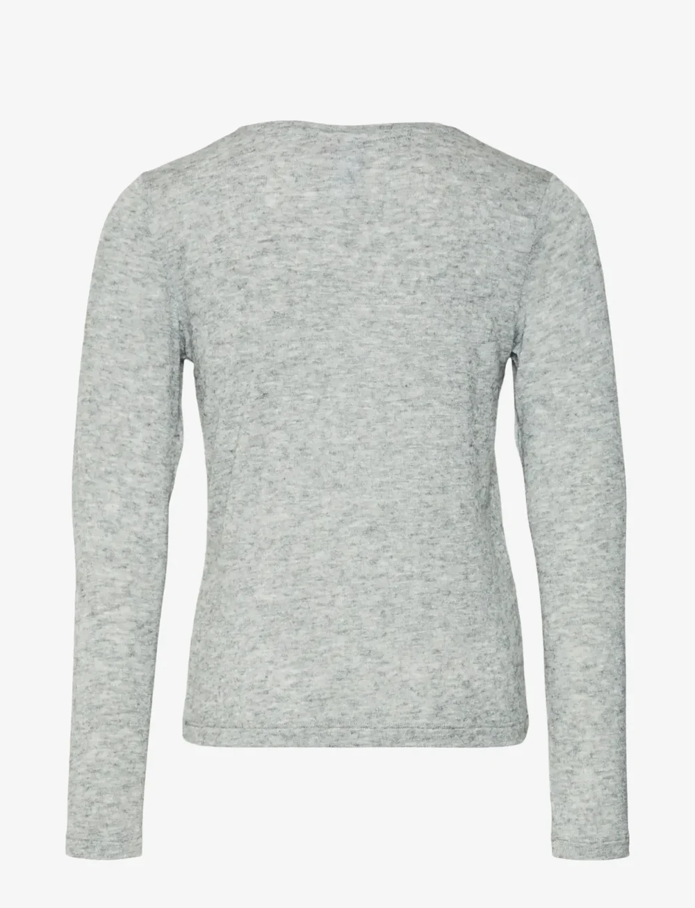 Vero Moda Girl - VMANNIE LS O-NECK TOP JRS GIRL - pitkähihaiset t-paidat - light grey melange - 1