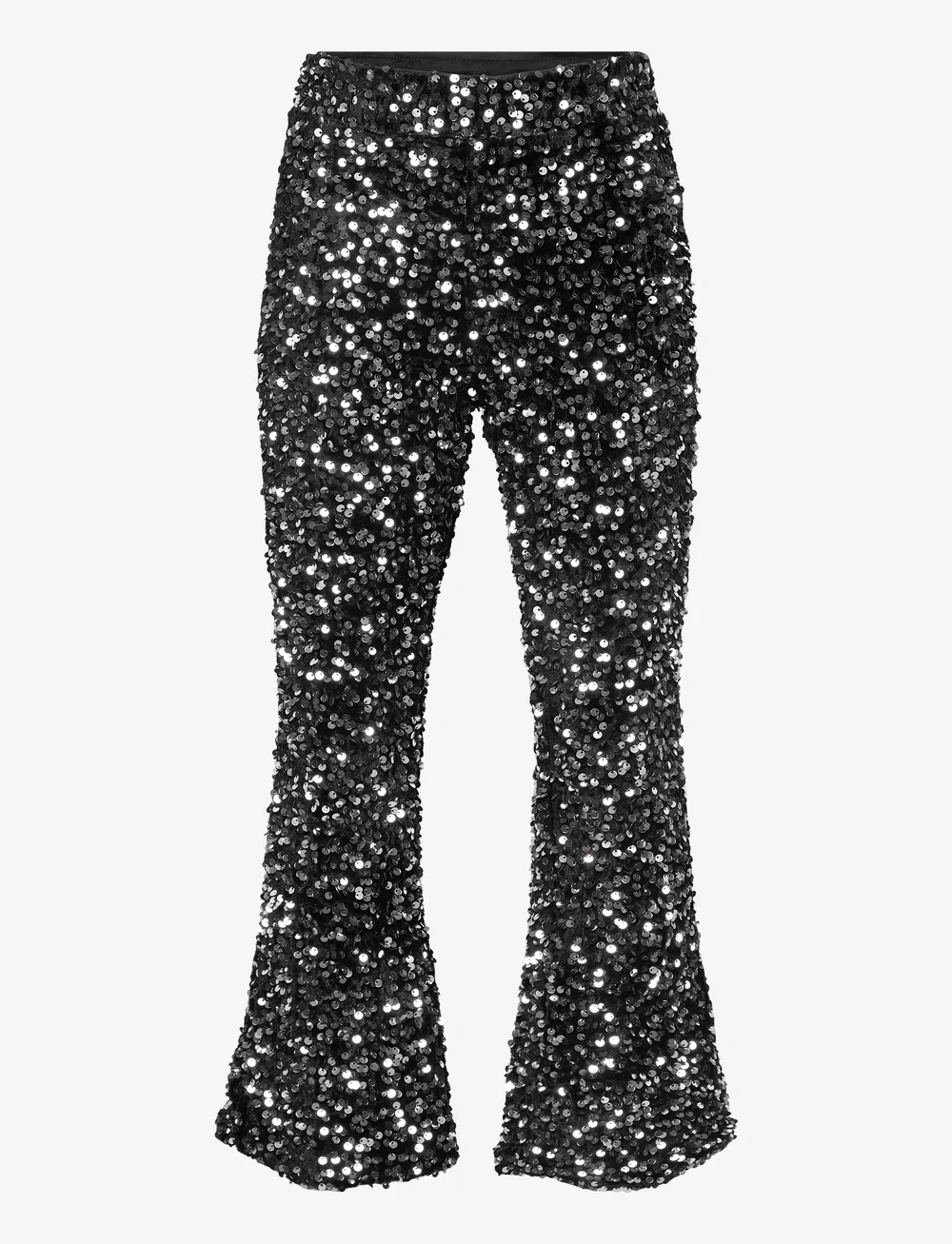 Vero Moda Girl - VMBELLA SEQUINS HW FLARED PANT JRS GIRL - osta vanuse järgi - black - 0