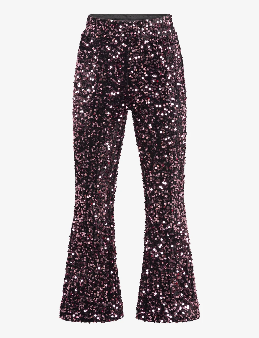 Vero Moda Girl - VMBELLA SEQUINS HW FLARED PANT JRS GIRL - osta vanuse järgi - black - 0