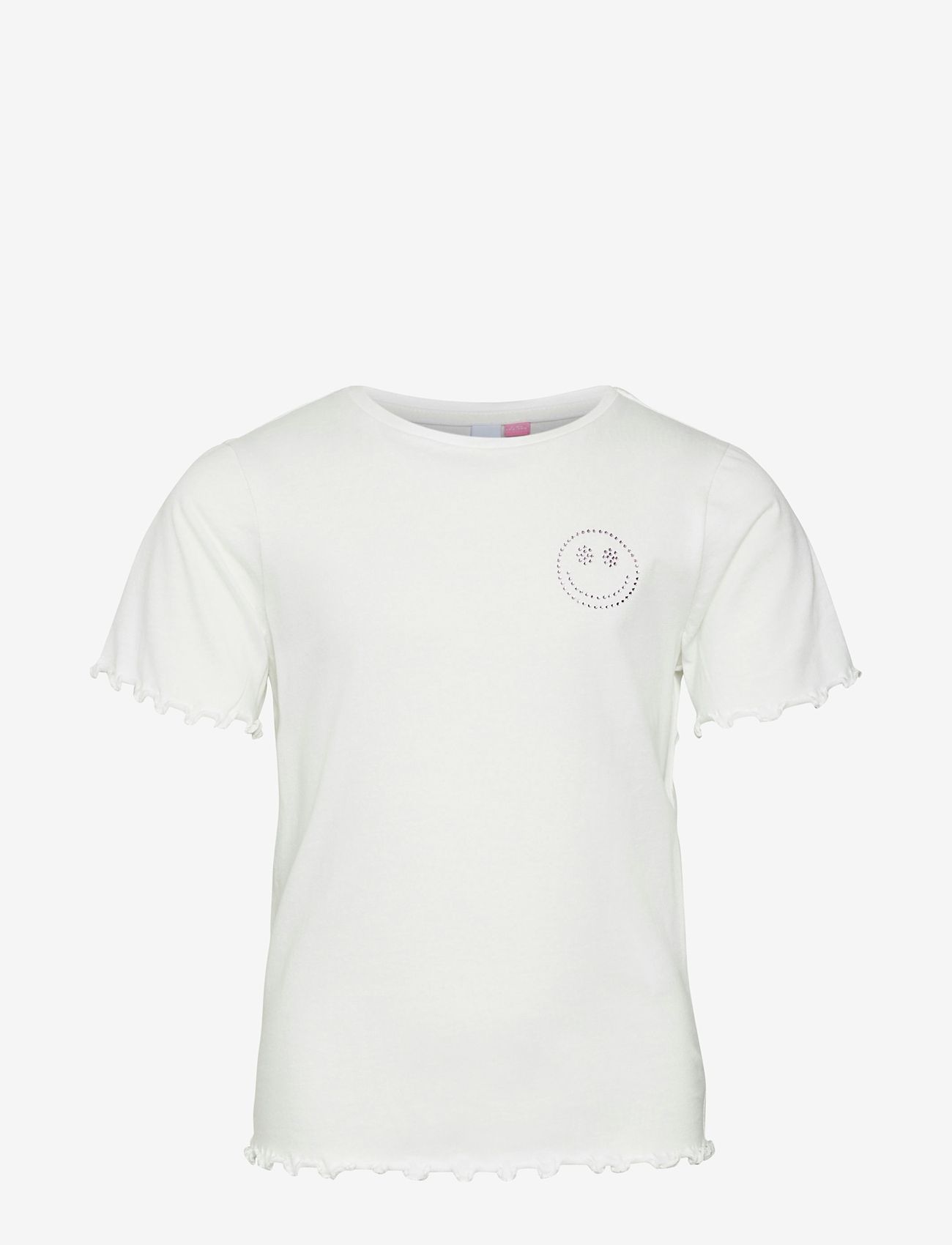 Vero Moda Girl - VMLILO SS TOP BOX JRS GIRL - kortærmede t-shirts - snow white - 1