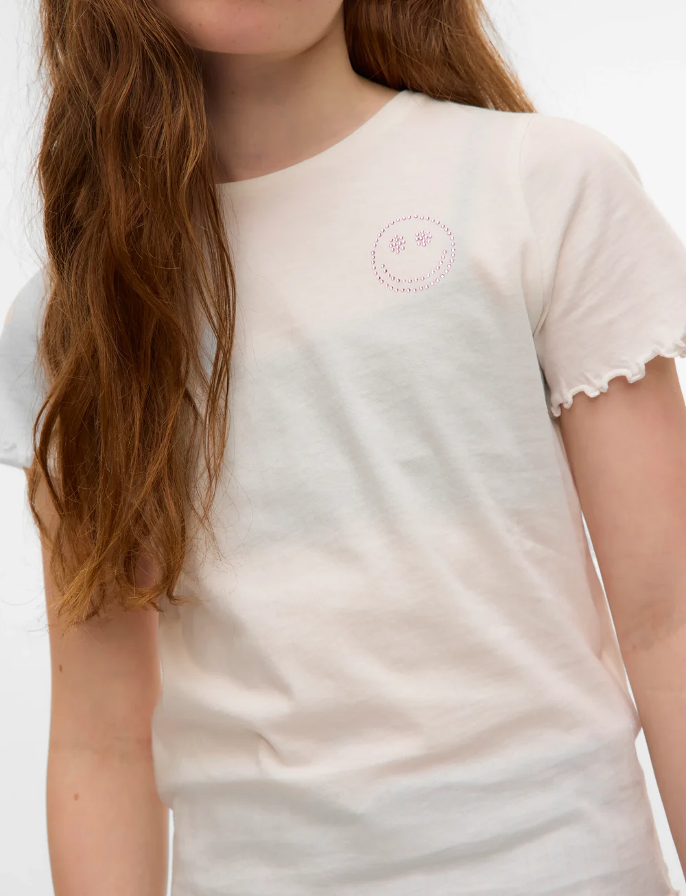 Vero Moda Girl - VMLILO SS TOP BOX JRS GIRL - lühikeste varrukatega t-särgid - snow white - 4