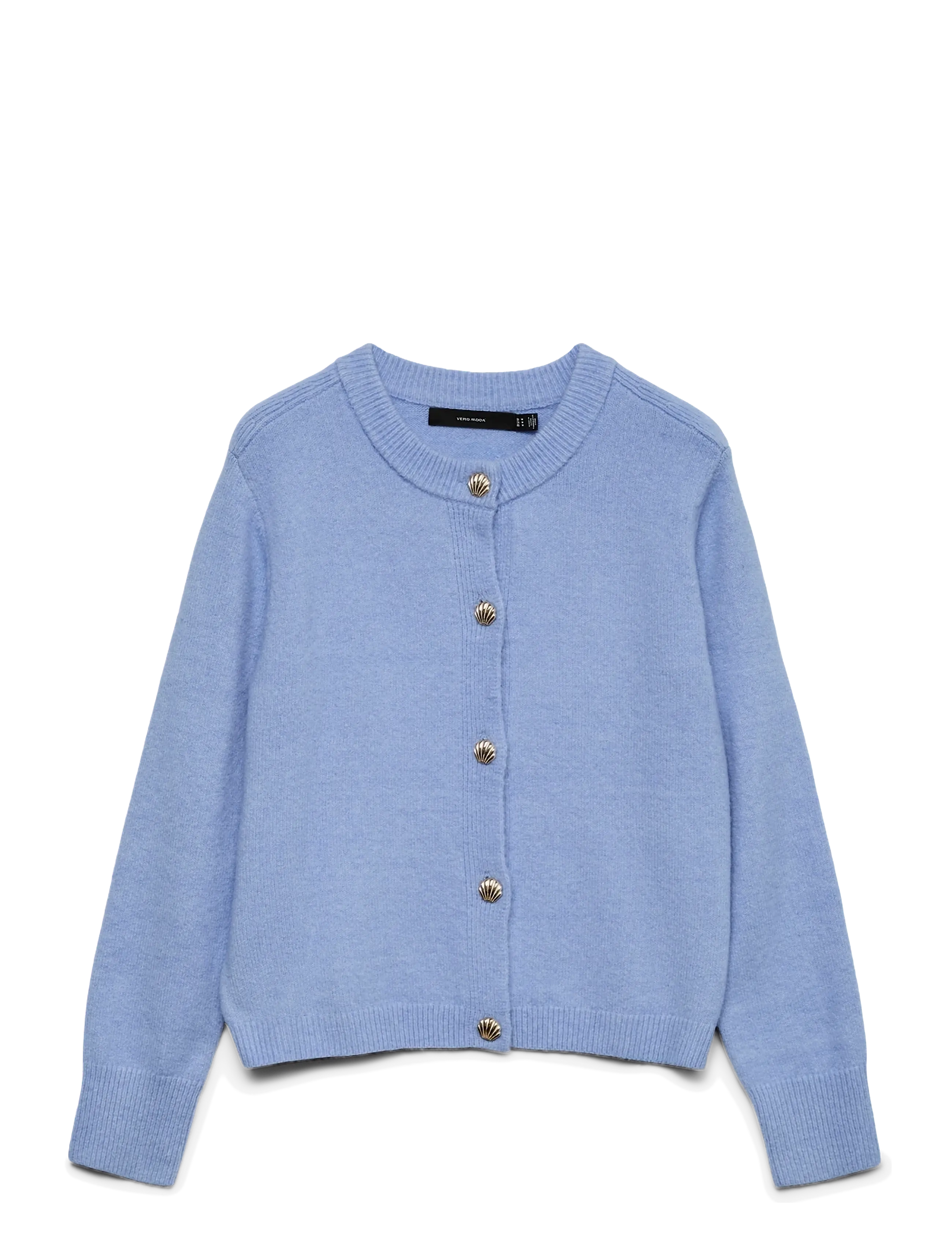 Vero Moda Girl VMFIONA LS SHORT BUTTON CARDI BOO GIRL - Vero Moda Girl - BRUNNERA BLUE / blue