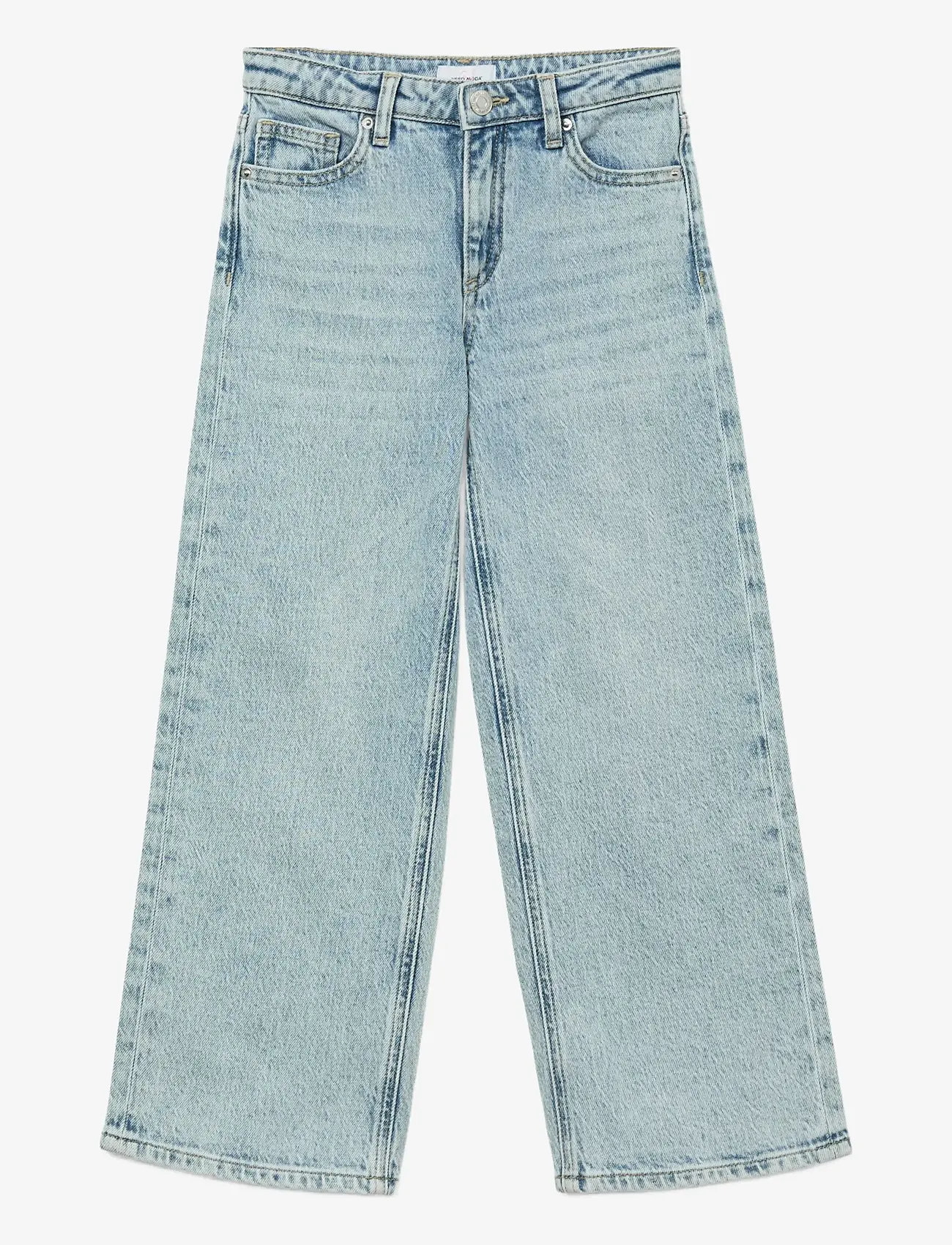 Vero Moda Girl - VMTESSA HR WIDE JEANS RA339 GIRL NOOS - brede jeans - light blue denim - 0