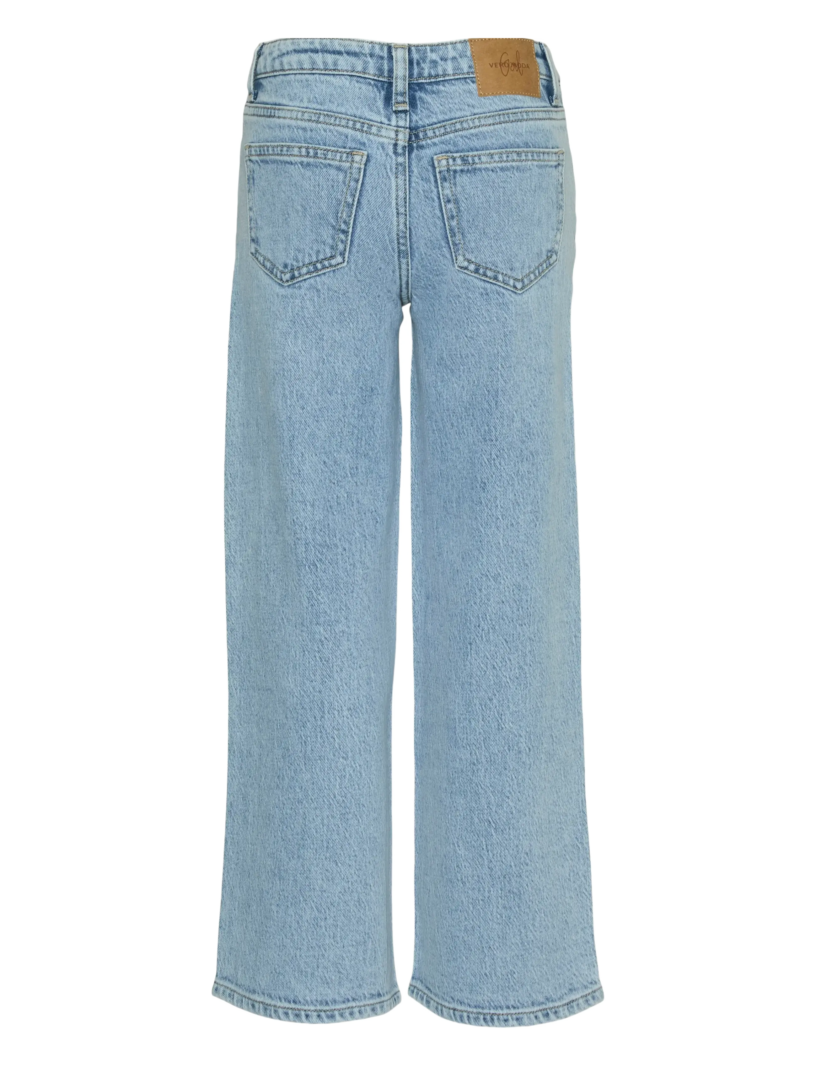 Vero Moda Girl - VMTESSA HR WIDE JEANS RA339 GIRL NOOS - pantalons larges - light blue denim - 1