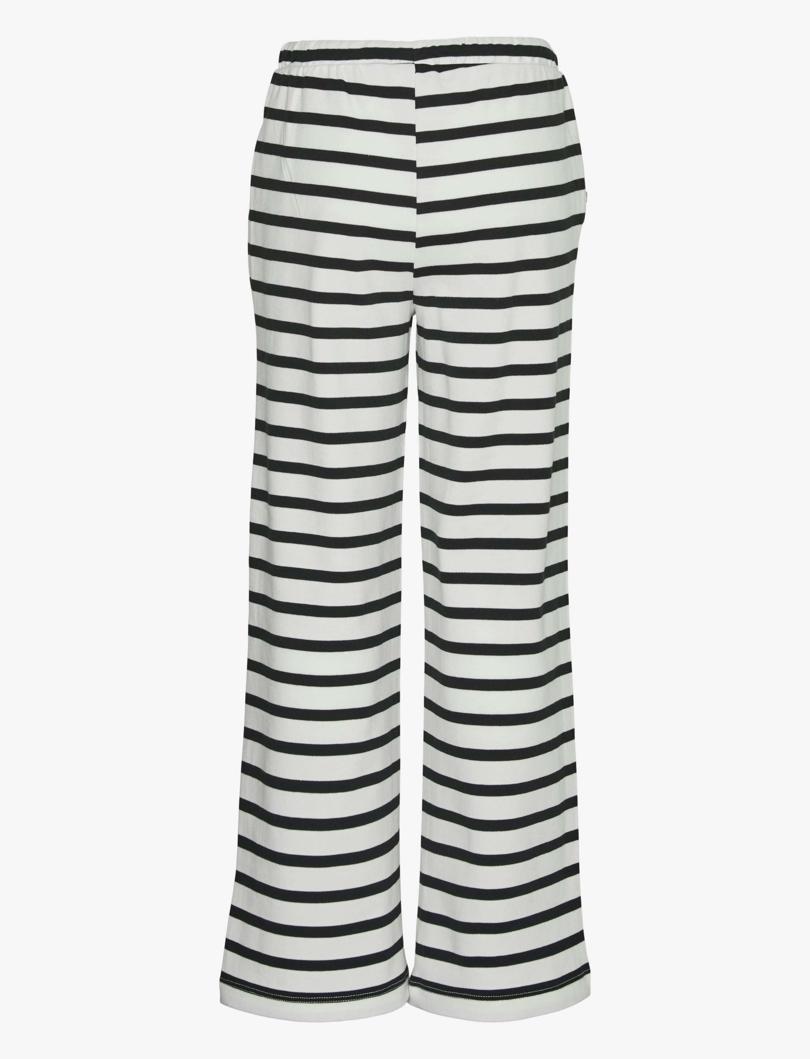 Vero Moda Girl - VMTALA STRIPE HW WIDE PANT JRS GIRL - joggings - snow white - 1