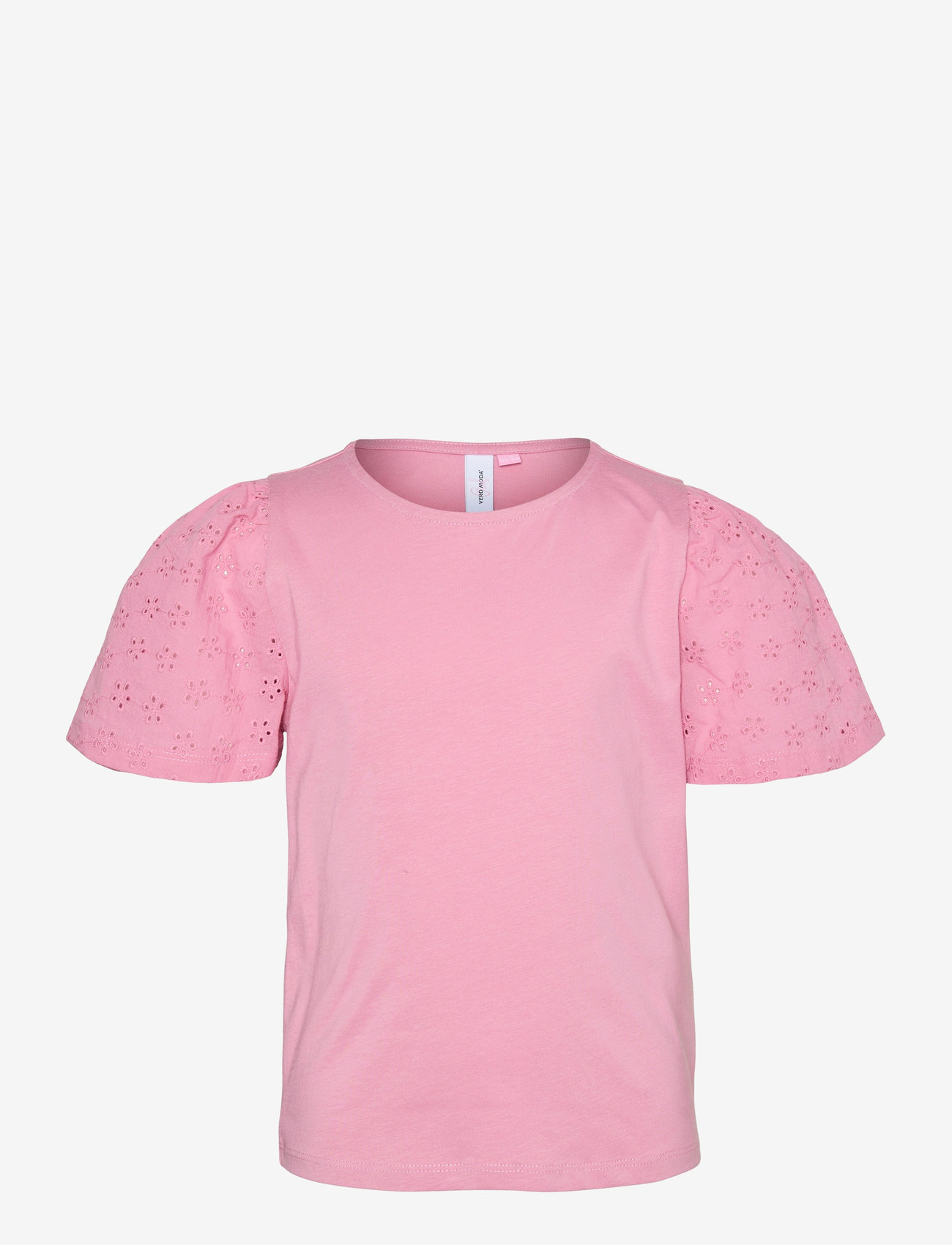 Vero Moda Girl - VMPANNA PUFF SS TOP JRS GIRL - kortærmede t-shirts - wild rose - 1
