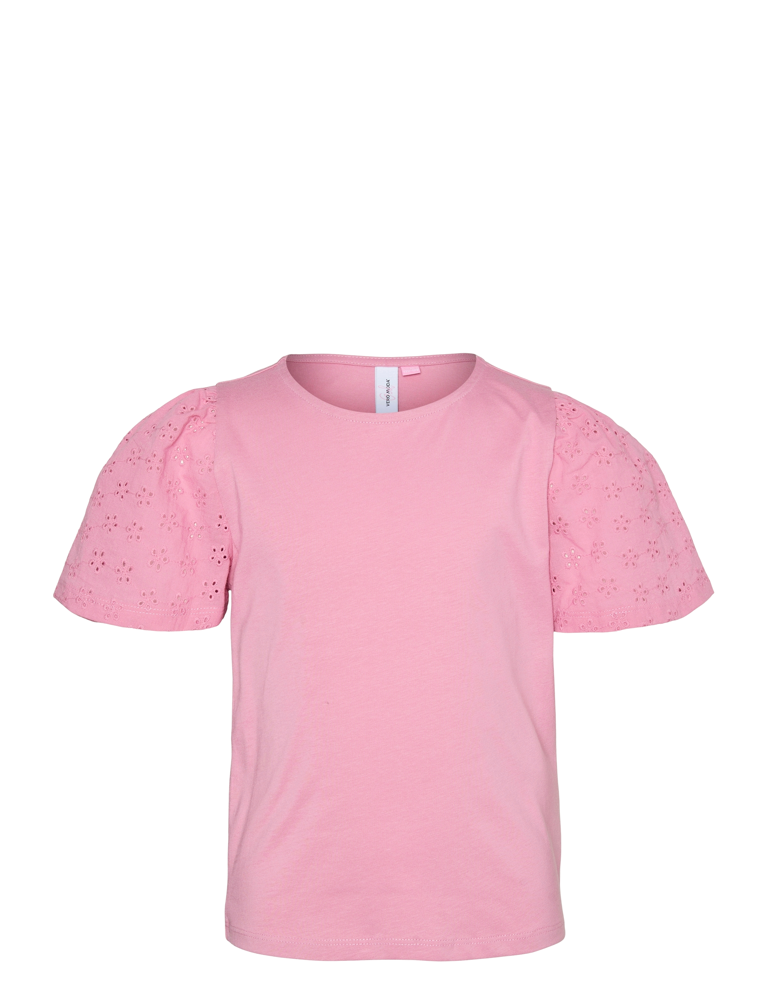 Vero Moda Girl VMPANNA PUFF SS TOP JRS GIRL - Tops - WILD ROSE / pink/rose