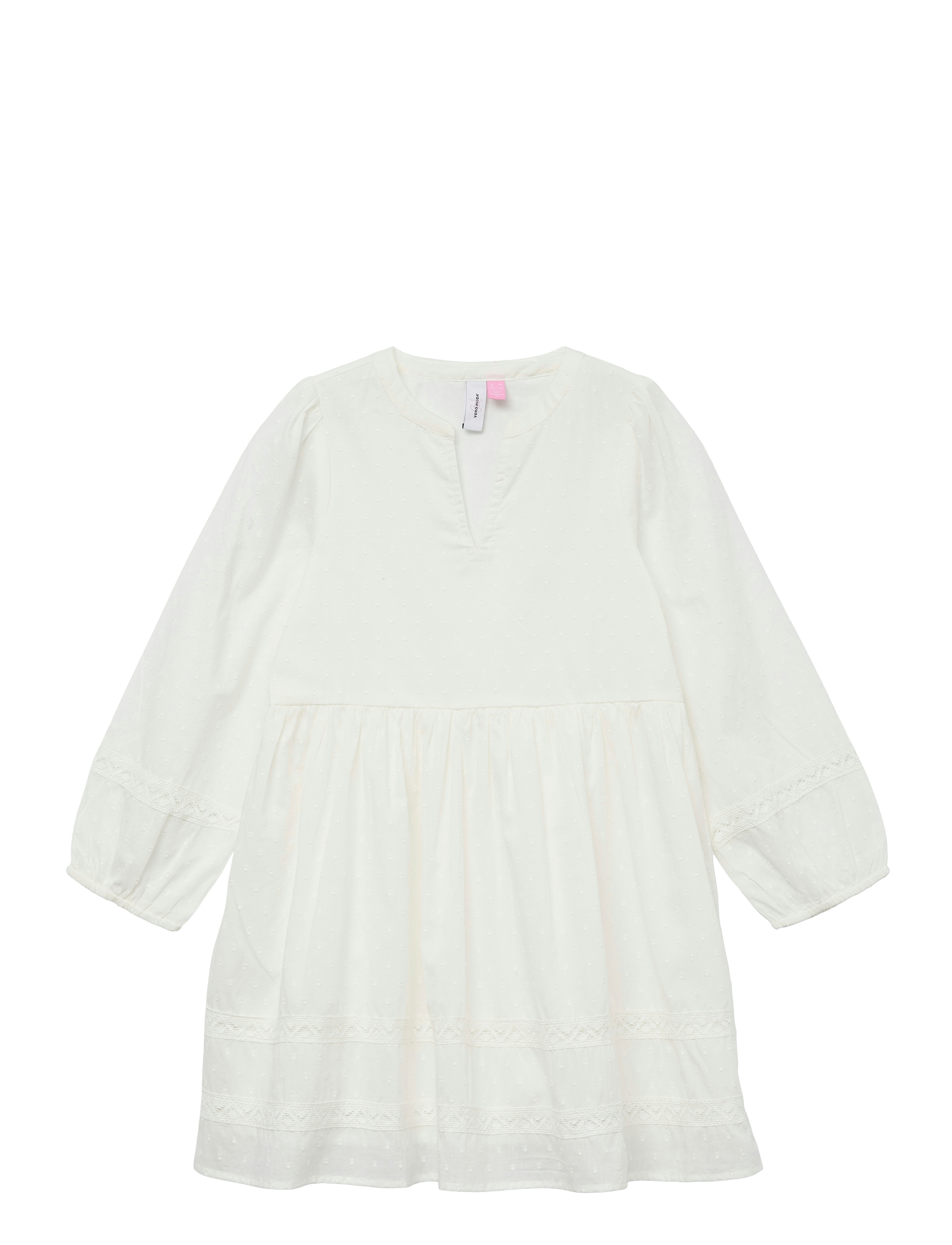 VERO MODA Mädchen Vmtrine Ls Strickjacke Kurz Kleid Wvn Ga Mädchen Weiß - 146 - Kinder