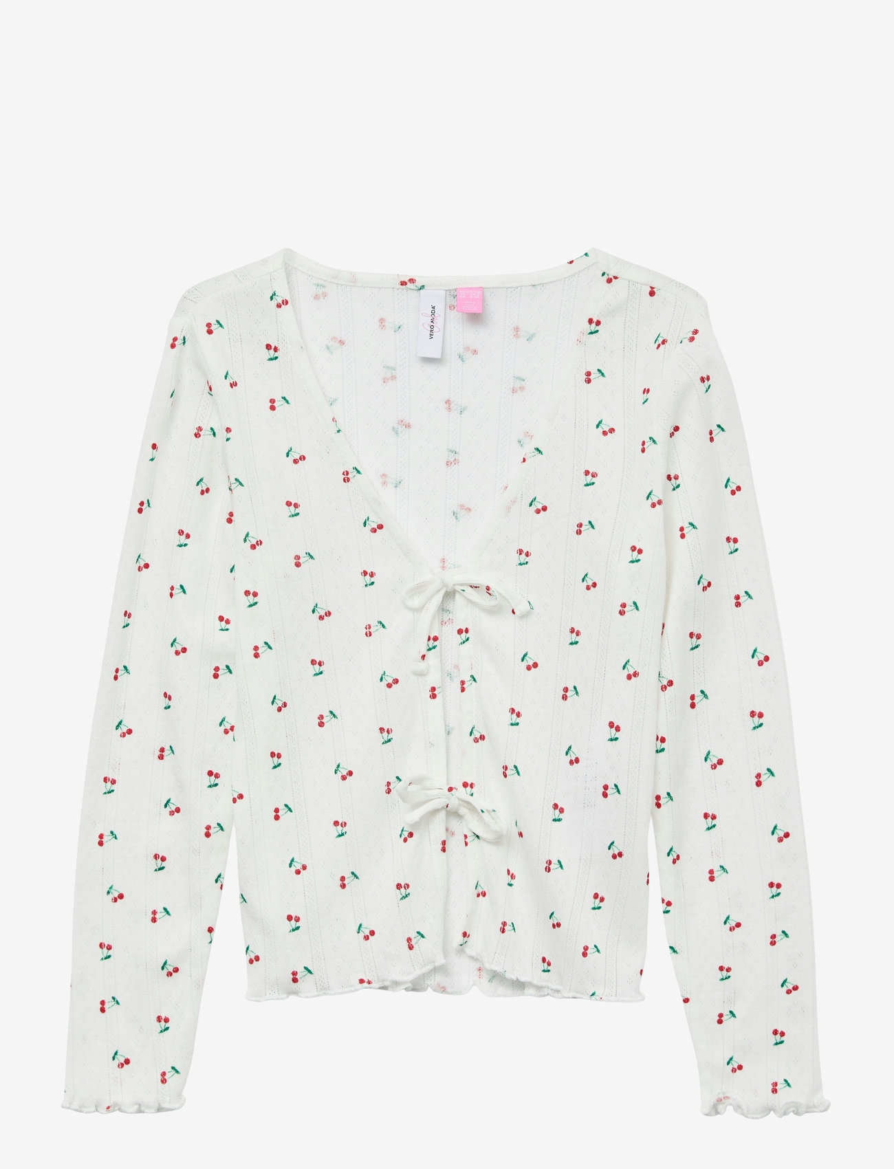 Vero Moda Girl - VMMARIE LS CARDIGAN JRS GA GIRL - cardigans - snow white - 0