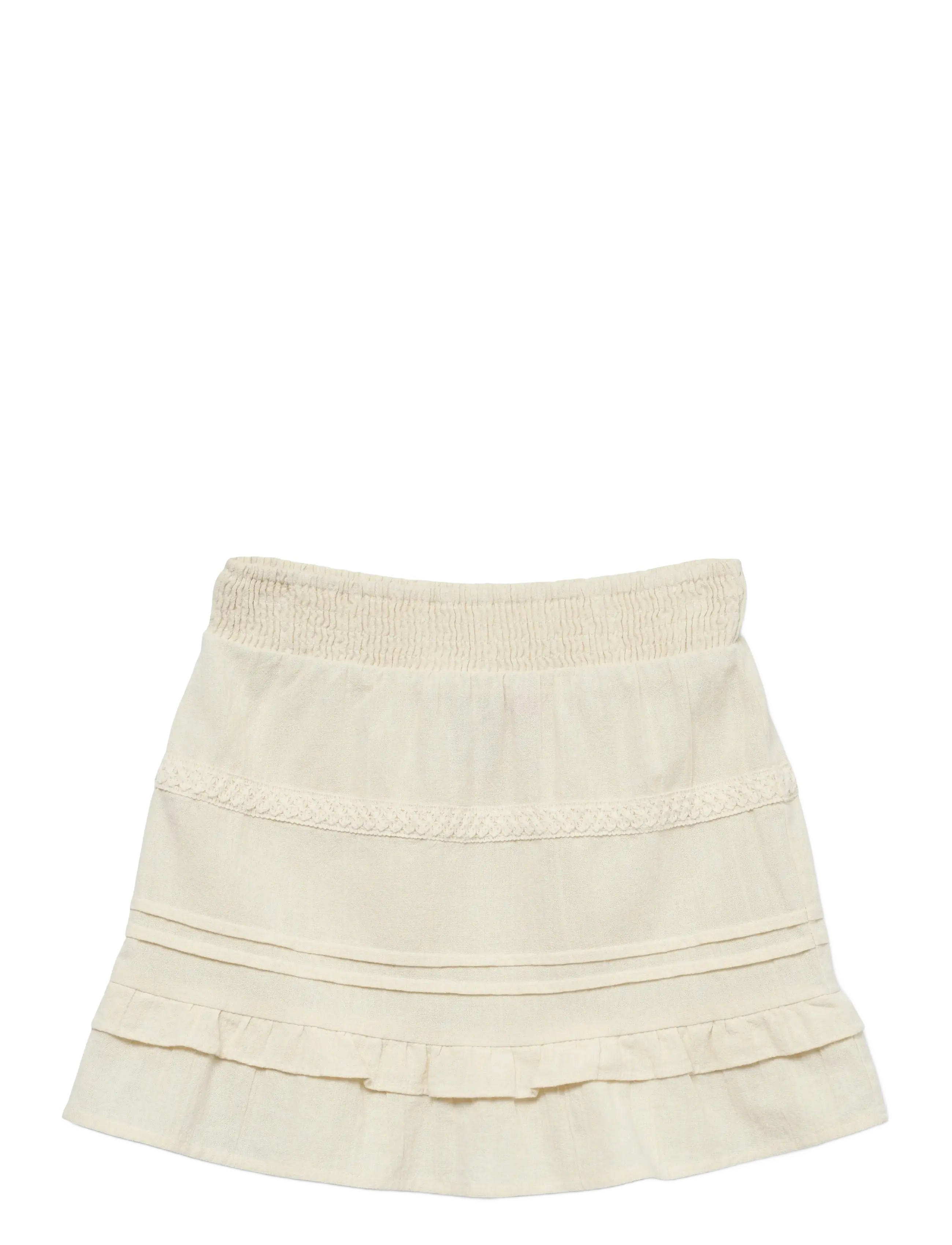 Vero Moda Girl Vmpretty Short Skirt Wvn Ga Girl, 164, Röcke, Creme - Kinder