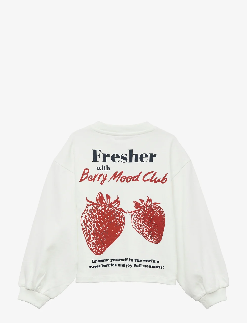 Vero Moda Girl - VMBRENDA BERRY LS SWEAT JRS GA GIRL - dressipluusid - cloud dancer - 1