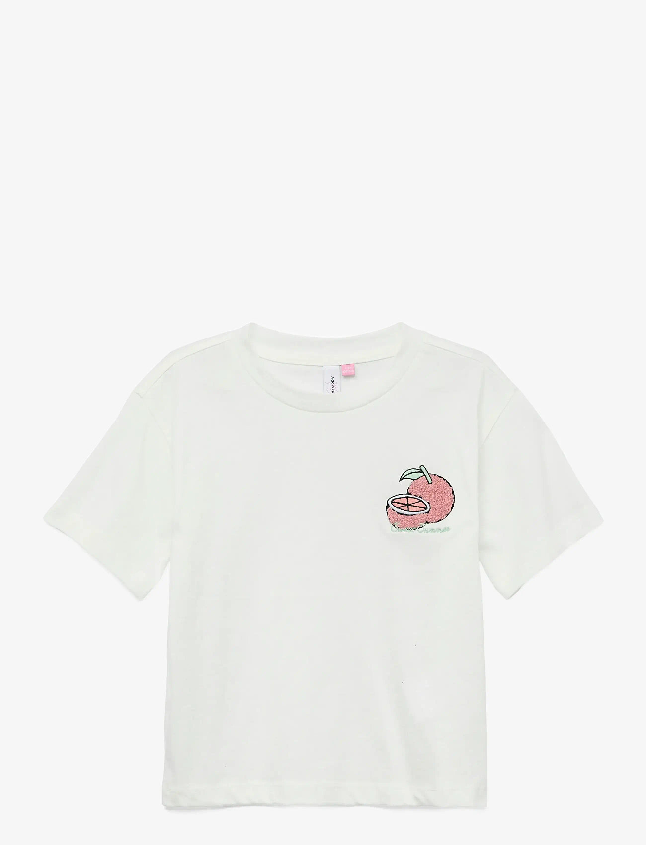 Vero Moda Girl - VMFRUITY KELLY SS TOP JRS GIRL - kortærmede t-shirts - snow white - 0