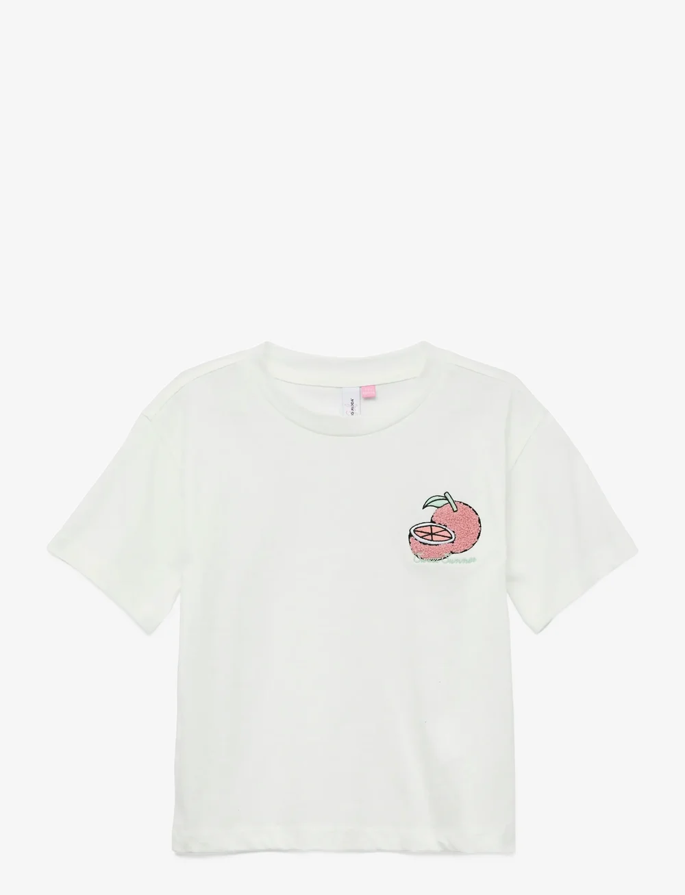 Vero Moda Girl - VMFRUITY KELLY SS TOP JRS GIRL - lühikeste varrukatega t-särgid - snow white - 0