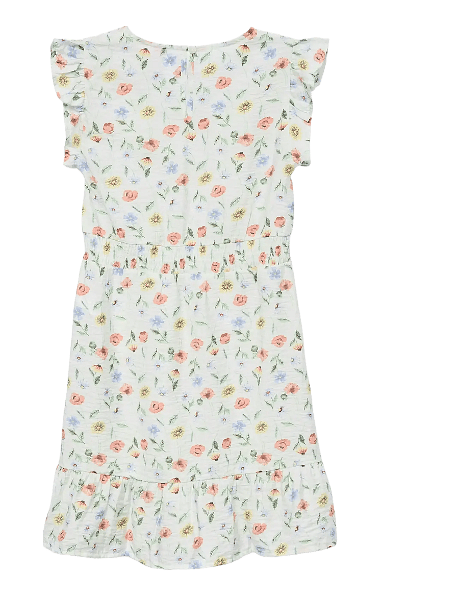 Vero Moda Girl - VMJOSIE MARIGOLD SL SHORT DRESS WVN GIRL - robes décontractées sans manches - birch - 2
