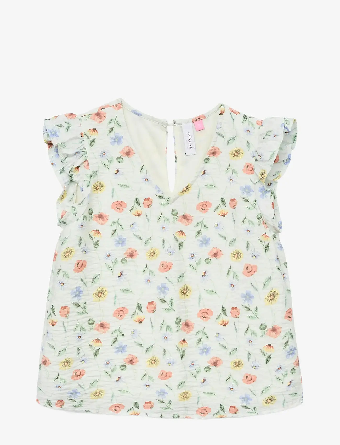 Vero Moda Girl - VMJOSIE MARIGOLD SL TOP WVN GIRL - blusen & tuniken - birch - 1