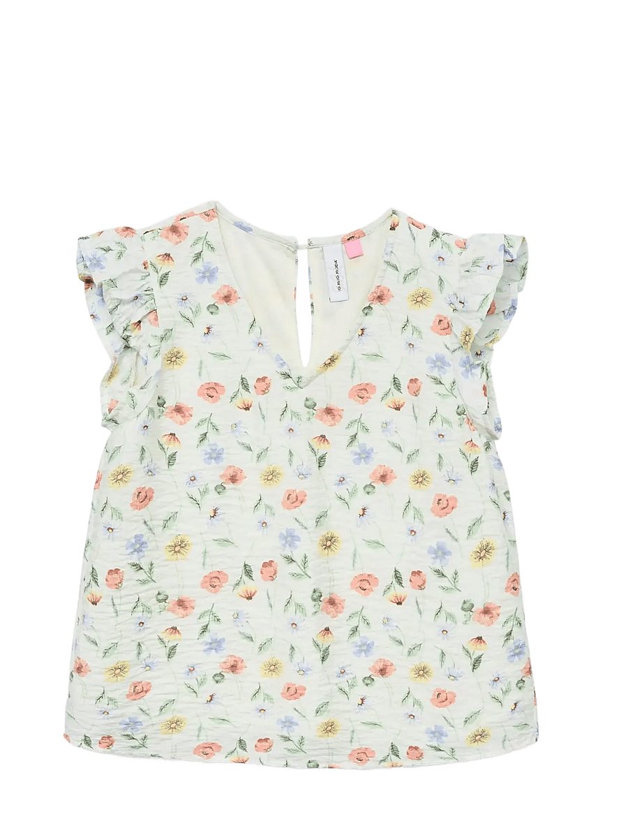 Vero Moda Girl - VMJOSIE MARIGOLD SL TOP WVN GIRL - chemisiers & tuniques - birch - 1