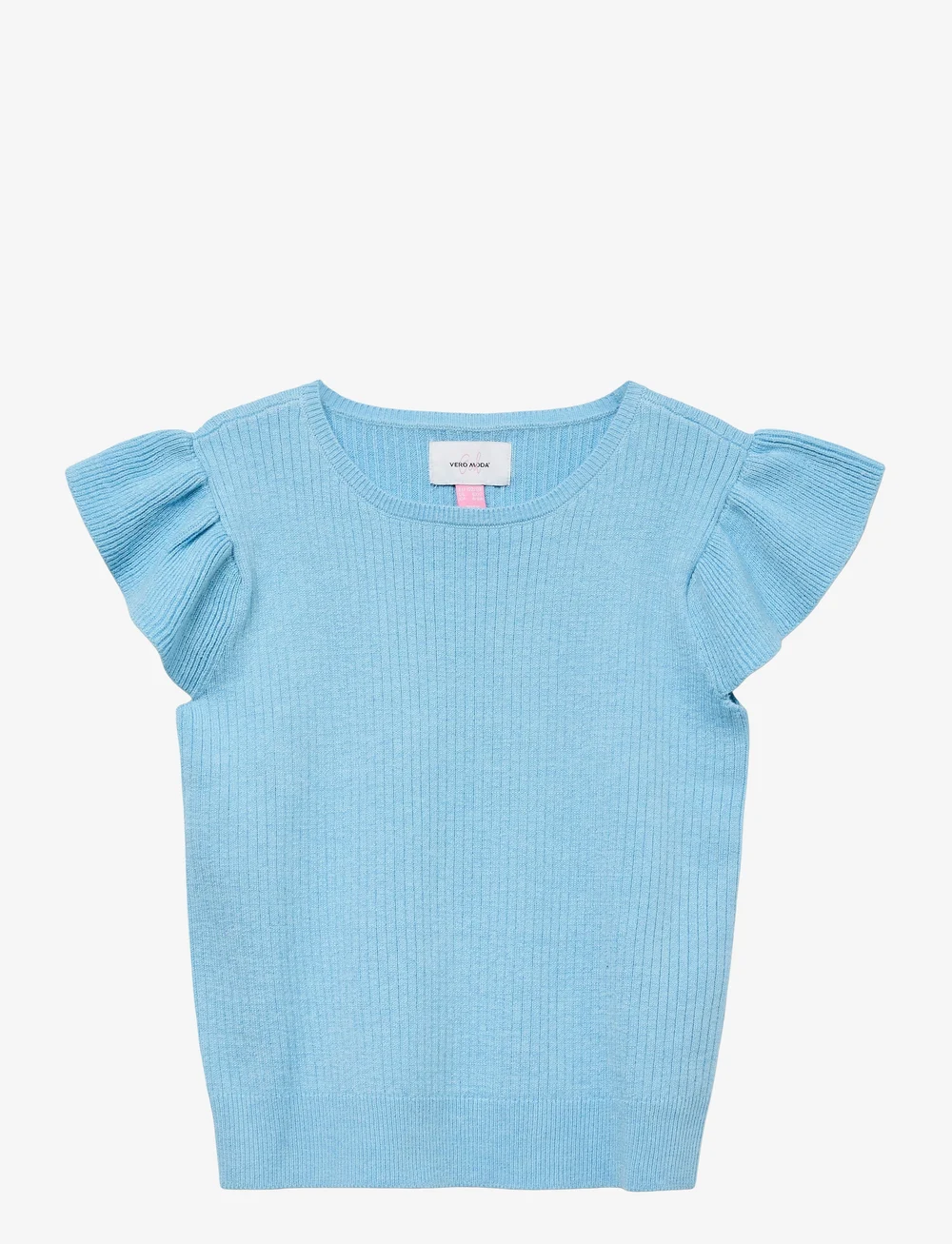 Vero Moda Girl - VMZANZIBAR SL O-NECK TOP GA GIRL - blusen & tuniken - airy blue - 0