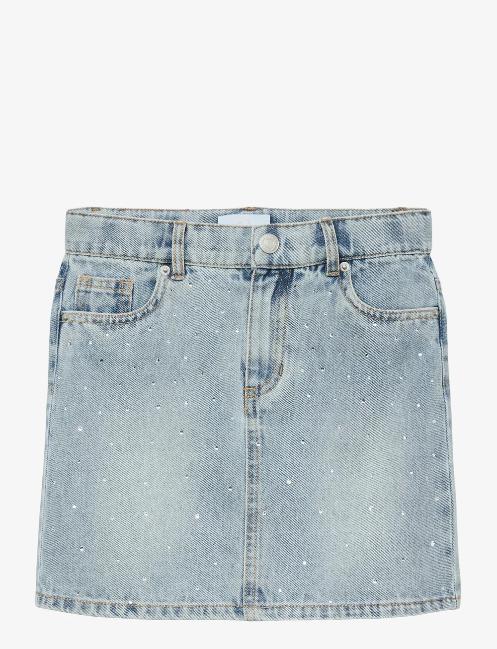 Vero Moda Girl - VMBLING MR SHORT RHINES DENIM SKIRT GIRL - teksaseelikud - light blue denim - 1