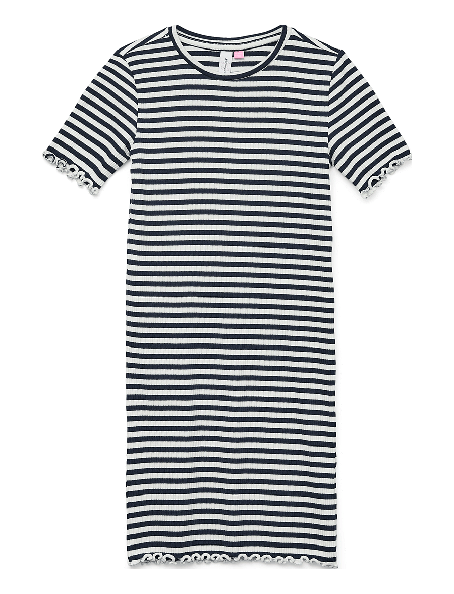 Vero Moda Girl - VMVIO SS STRIPE SHORT DRESS JRSGIRL NOOS - navy blazer - 0