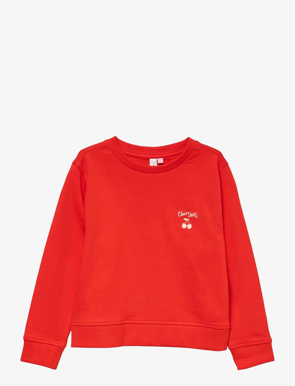 Vero Moda Girl - VMBRENDA POP LS SWEAT JRS GIRL - sweatshirts - fiery red - 1