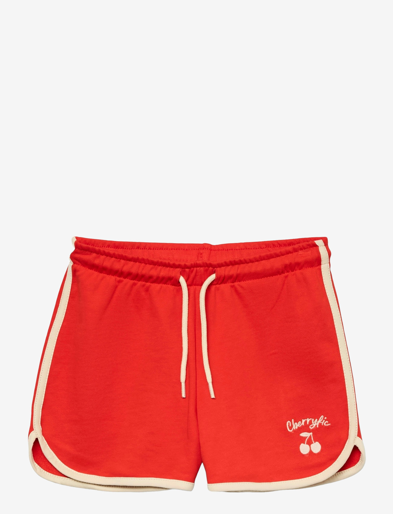Vero Moda Girl - VMBRENDA POP MW SLIT SHORTS JRS GIRL - sweatshorts - fiery red - 1