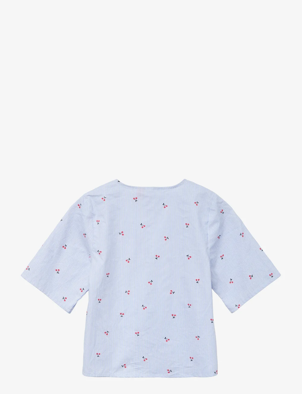 Vero Moda Girl - VMODEA 2/4 TIE TOP WVN GIRL - pluusid ja tuunikad - snow white - 2