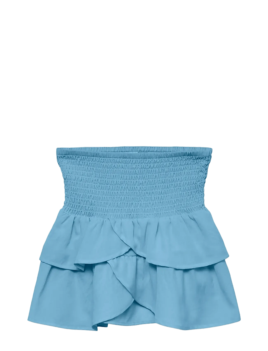 Vero Moda Girl - VMEMMA SMOCK LAYER SKIRT WVN GIRL NOOS - jupes courtes - airy blue - 1