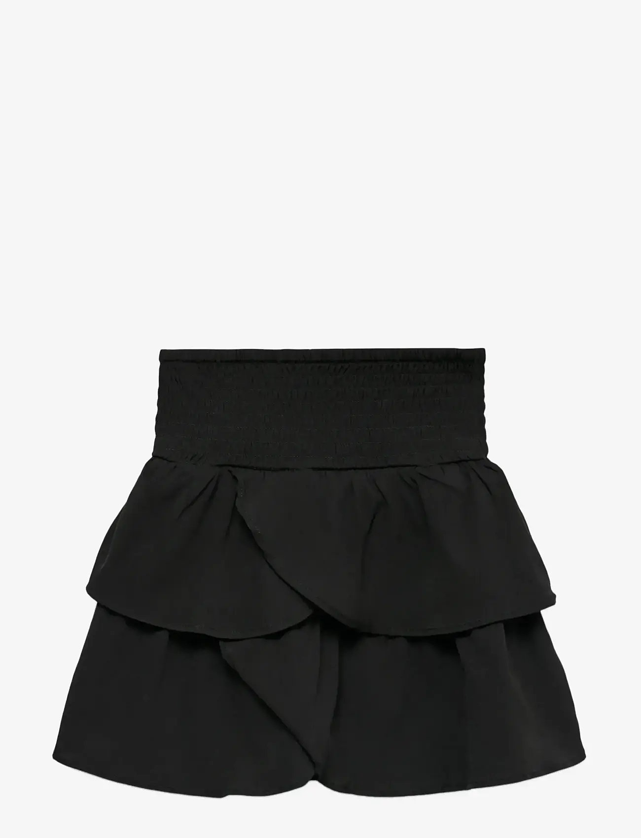 Vero Moda Girl - VMEMMA SMOCK LAYER SKIRT WVN GIRL NOOS - korta kjolar - black - 1