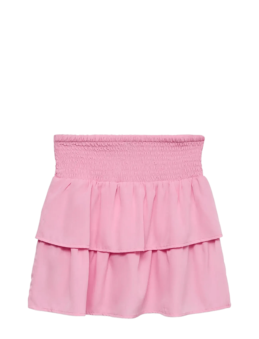 Vero Moda Girl - VMEMMA SMOCK LAYER SKIRT WVN GIRL NOOS - trumpi sijonai - bonbon - 2