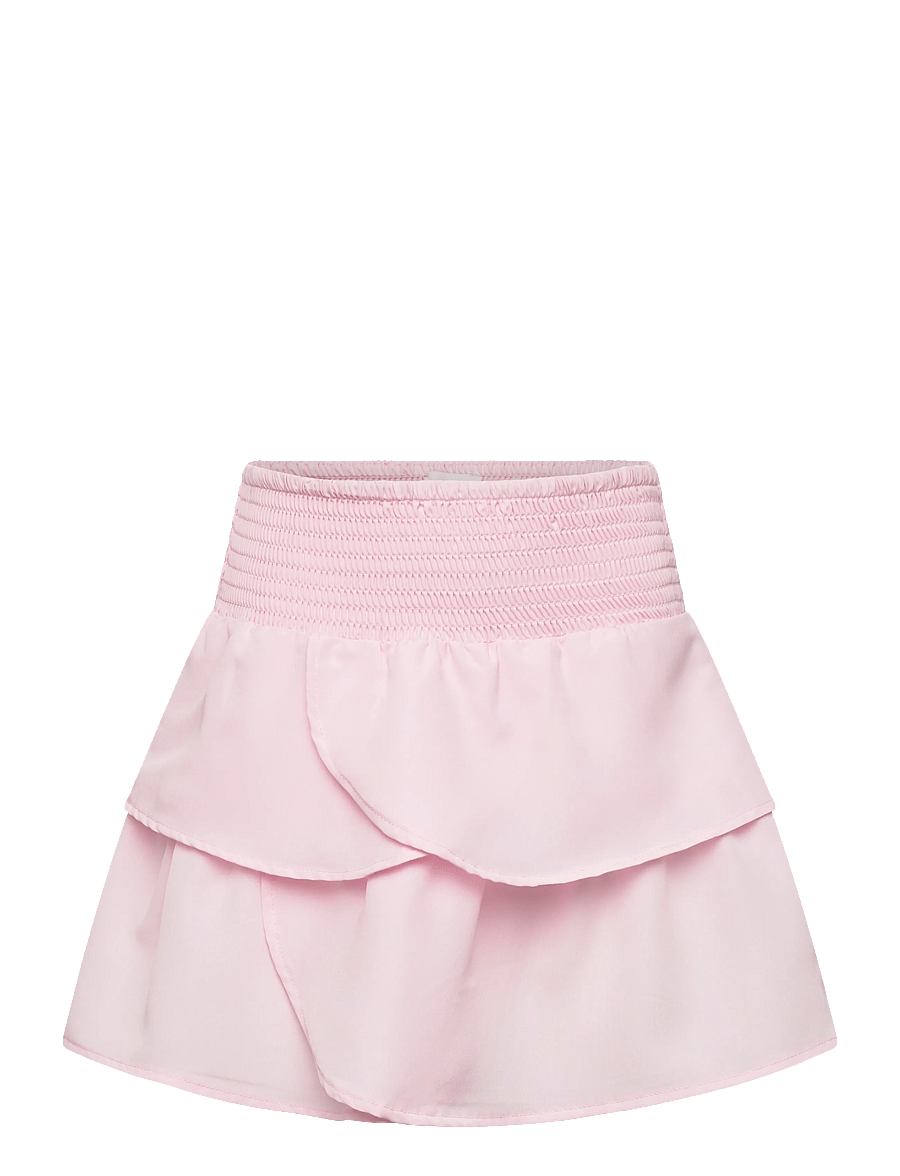 Vero Moda Girl - VMEMMA SMOCK LAYER SKIRT WVN GIRL NOOS - korte nederdele - pink-a-boo - 0