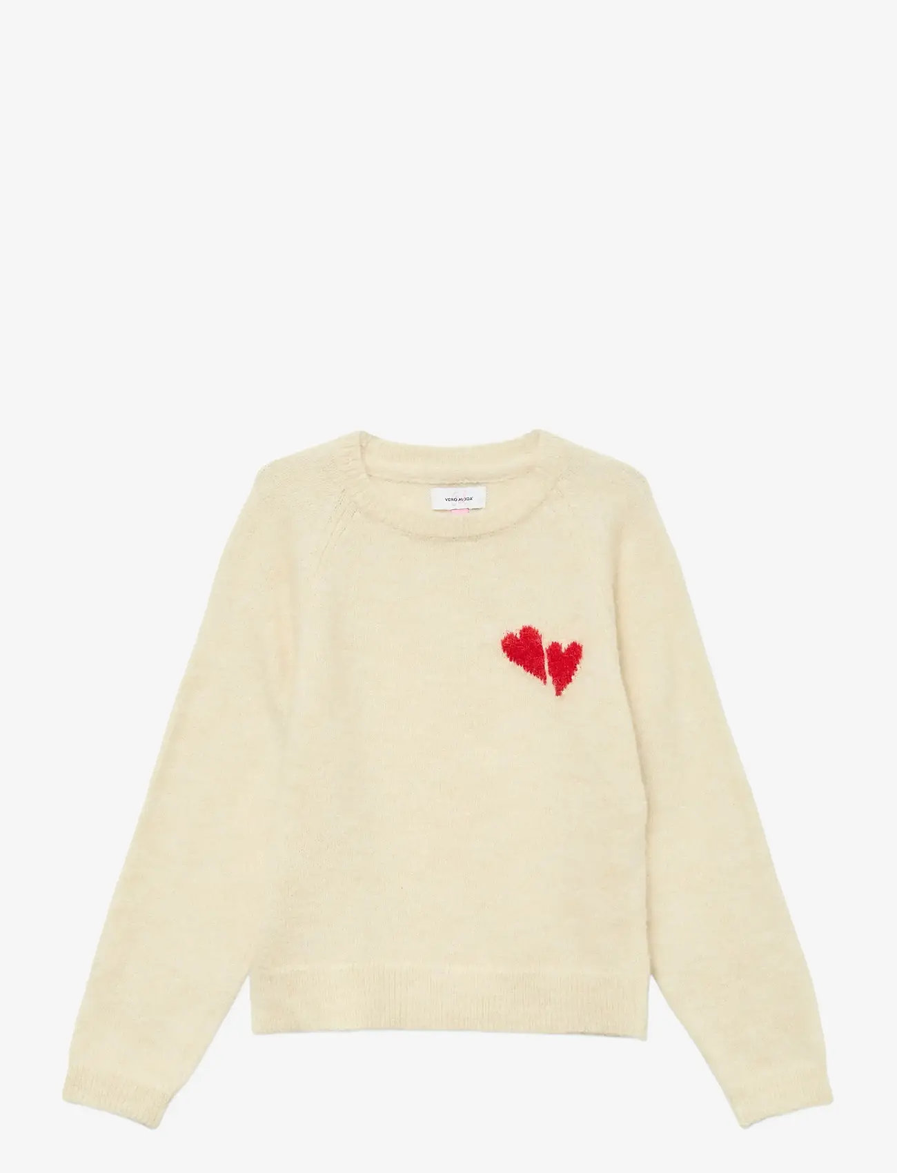 Vero Moda Girl - VMBAM LS O-NECK PULLOVER BOO ENT GIRL - jumpers - birch - 1