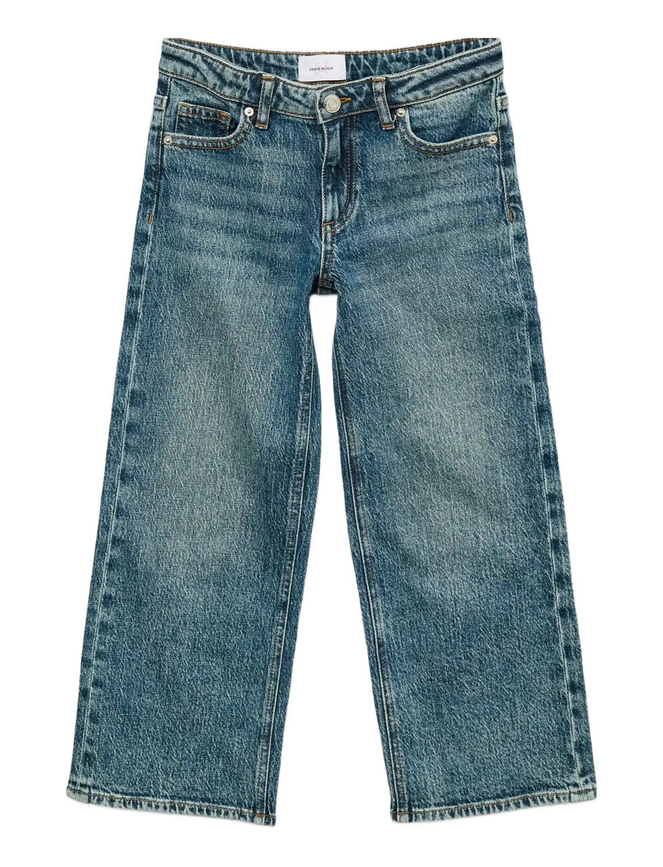 Vero Moda Girl VMTESSA HR WIDE JEANS RA3033 GIRL NOOS - 4 for 3 - MEDIUM BLUE DENIM / blue