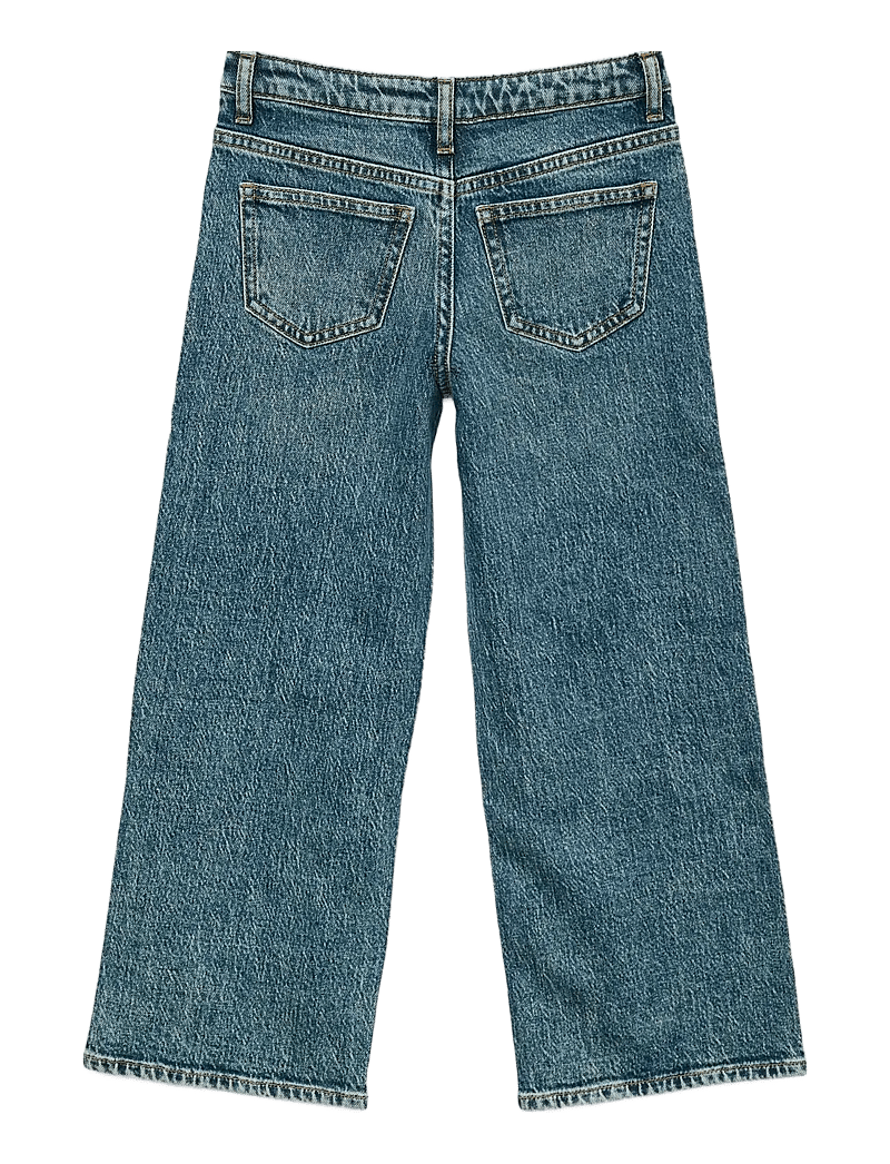 Vero Moda Girl - VMTESSA HR WIDE JEANS RA3033 GIRL NOOS - hosen mit weitem bein - medium blue denim - 2