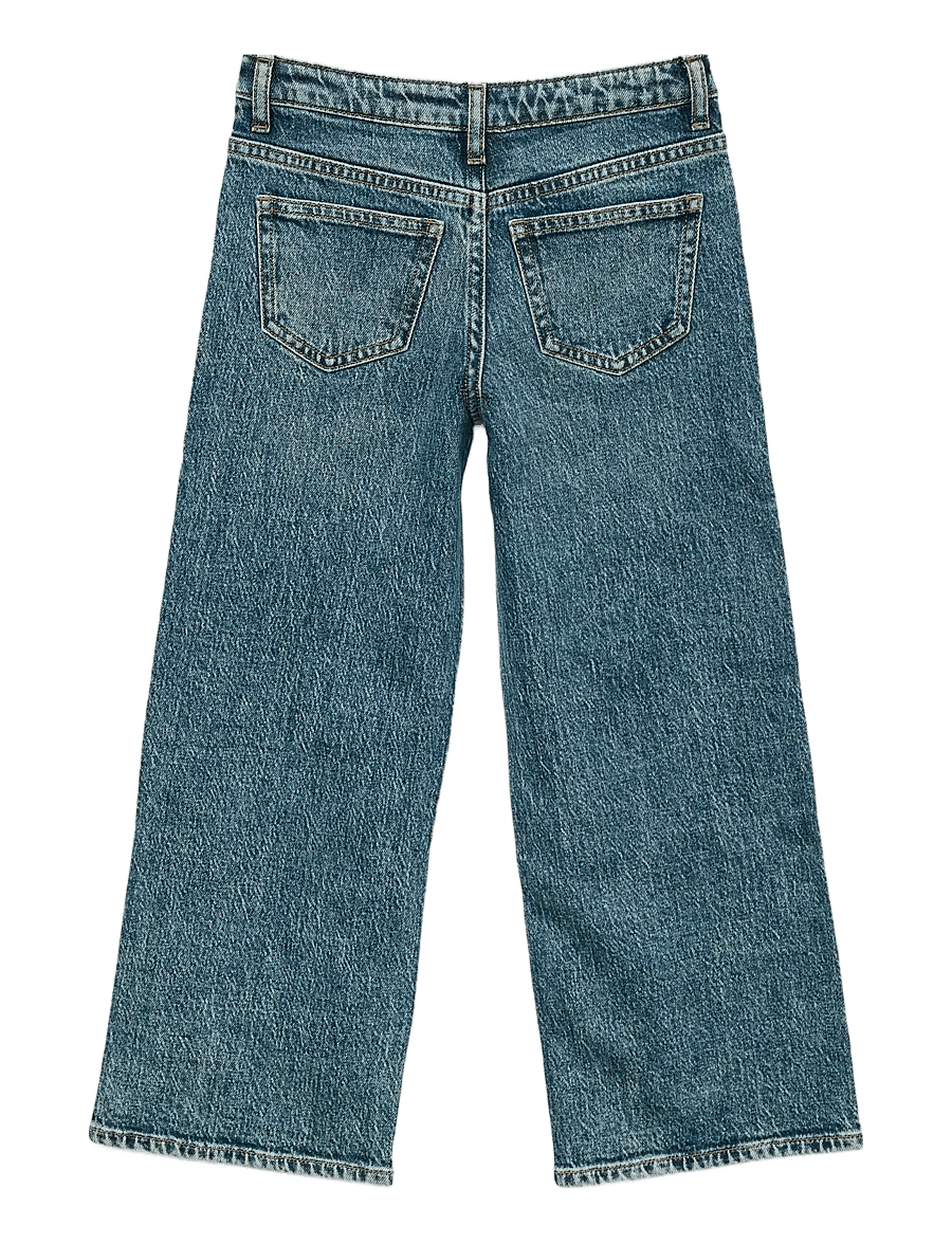Vero Moda Girl - VMTESSA HR WIDE JEANS RA3033 GIRL NOOS - laiad teksad - medium blue denim - 2