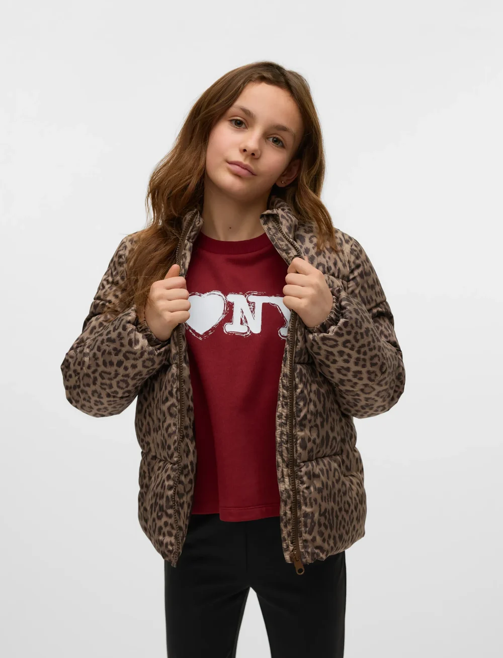 Vero Moda Girl - VMPARDA AOP JACKET GIRL - winterjas - silver mink - 2