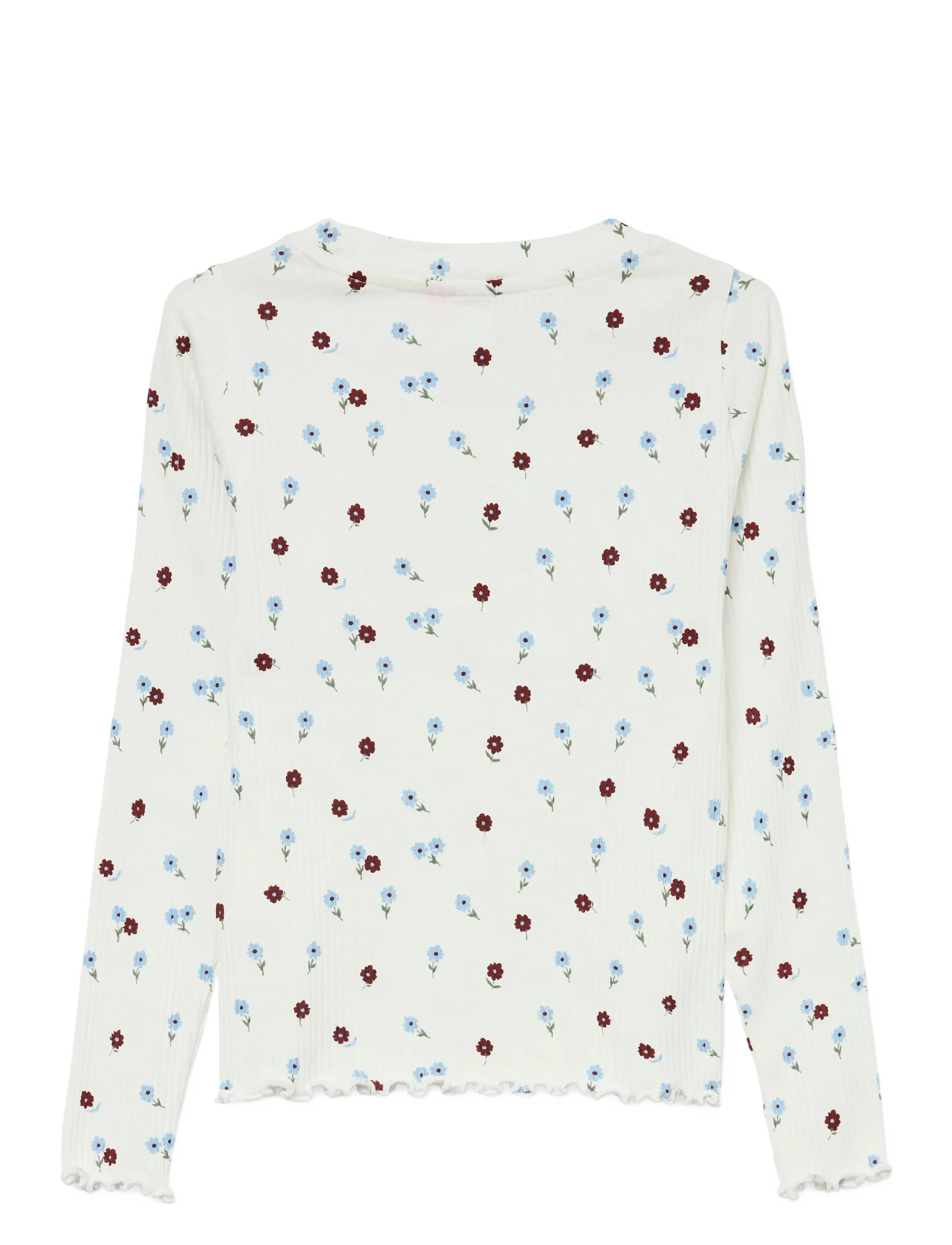 Vero Moda Girl - VMLAVENDER BLOOM LS TOP JRS GIRL - snow white - 1