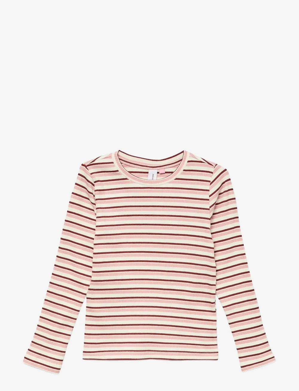 Vero Moda Girl - VMVILMA STRIPE FRANCIS LS TOP JRS GIRL - long-sleeved t-shirts - snow white - 0