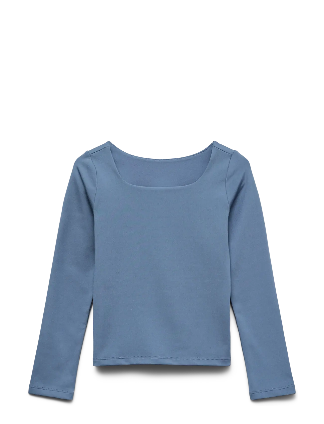 Vero Moda Girl VMMILLION LS SQUARE TOP JRS GIRL NOOS - Tøj - CHINA BLUE / blue