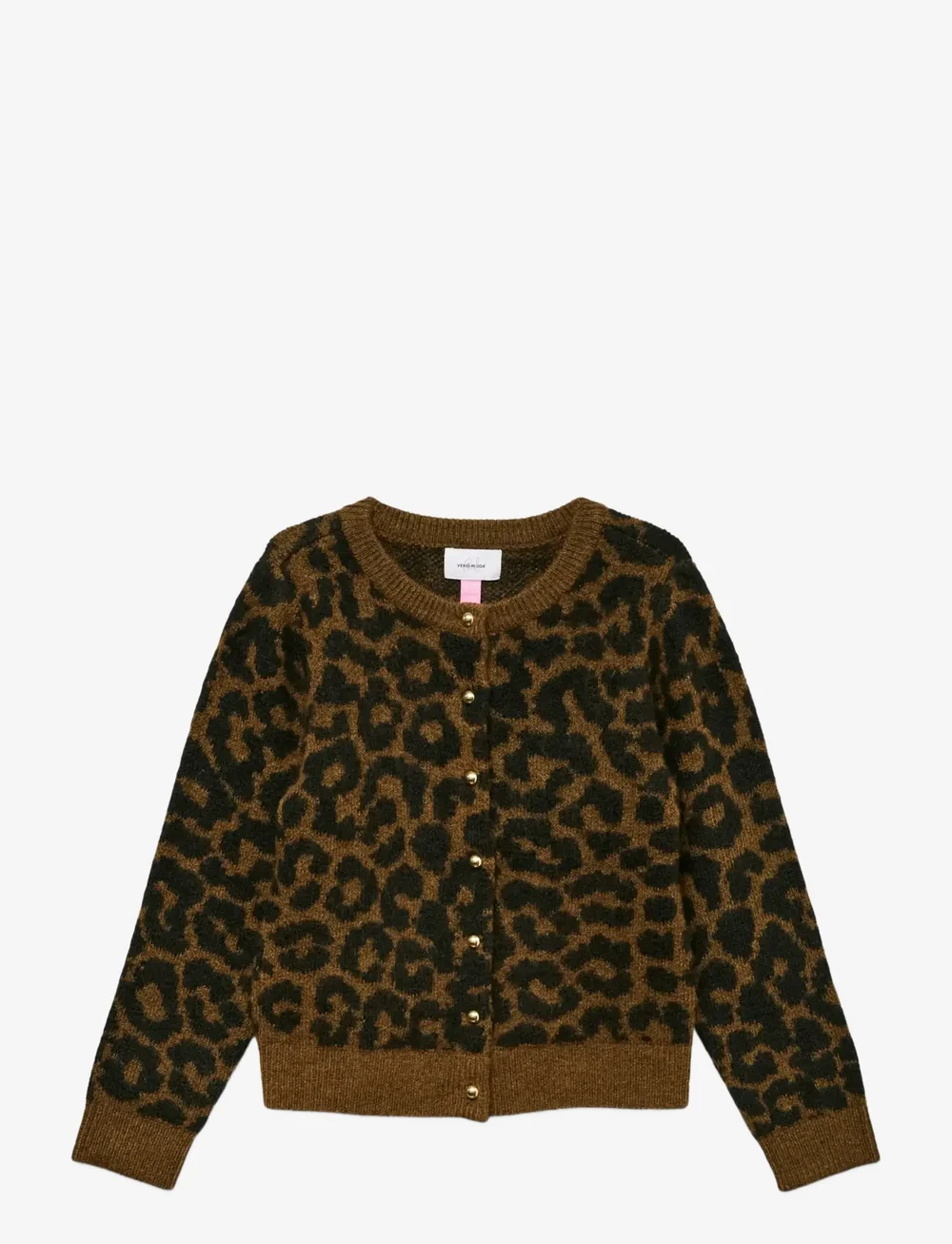 Vero Moda Girl - VMNEWKAI LS O-NECK CARDIGAN GIRL - cardigans - emperador - 0