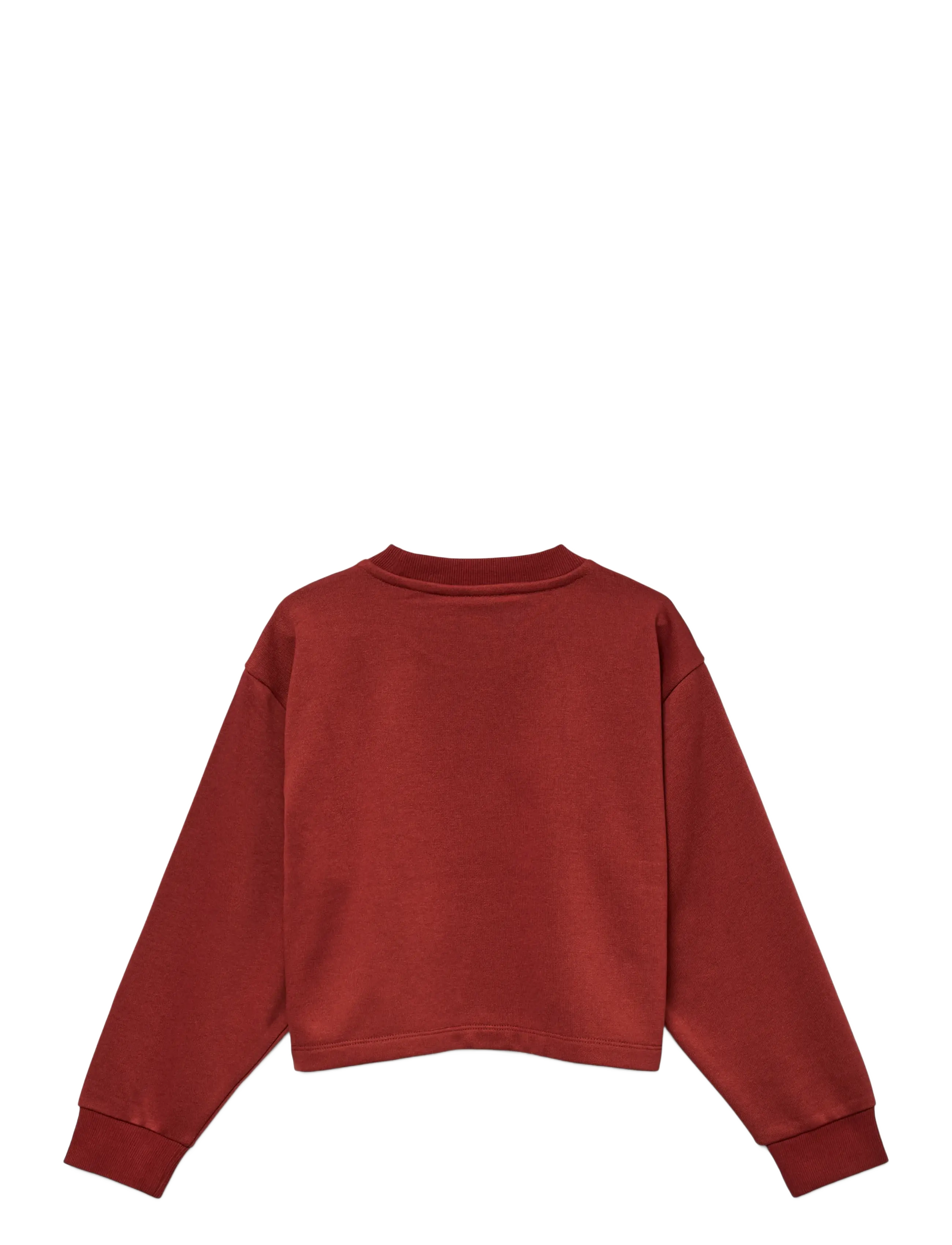 Vero Moda Girl - VMNEWYORK RED LS SHORT SWEAT JRS GIRL - sweat-shirt - syrah - 1